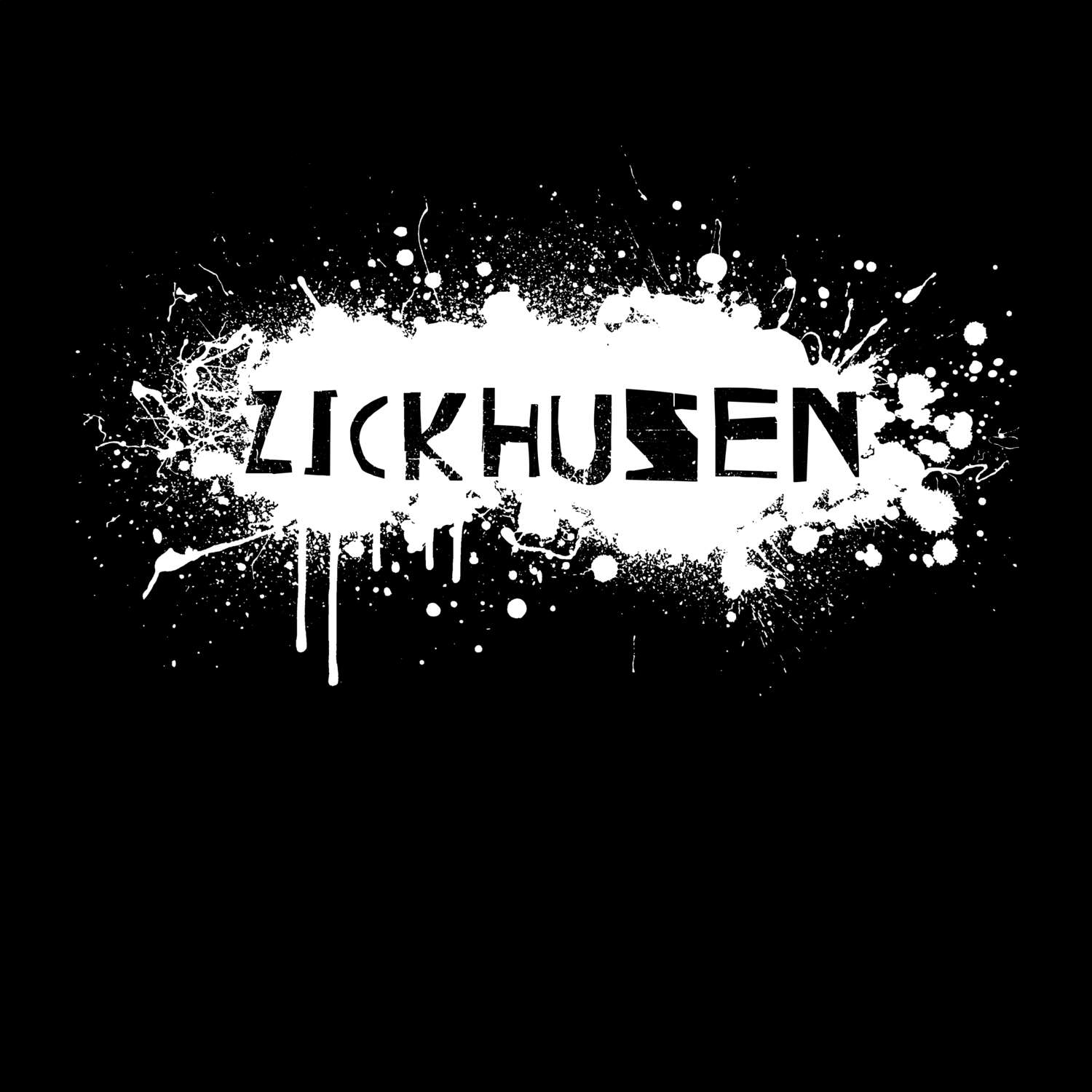 Zickhusen T-Shirt »Paint Splash Punk«