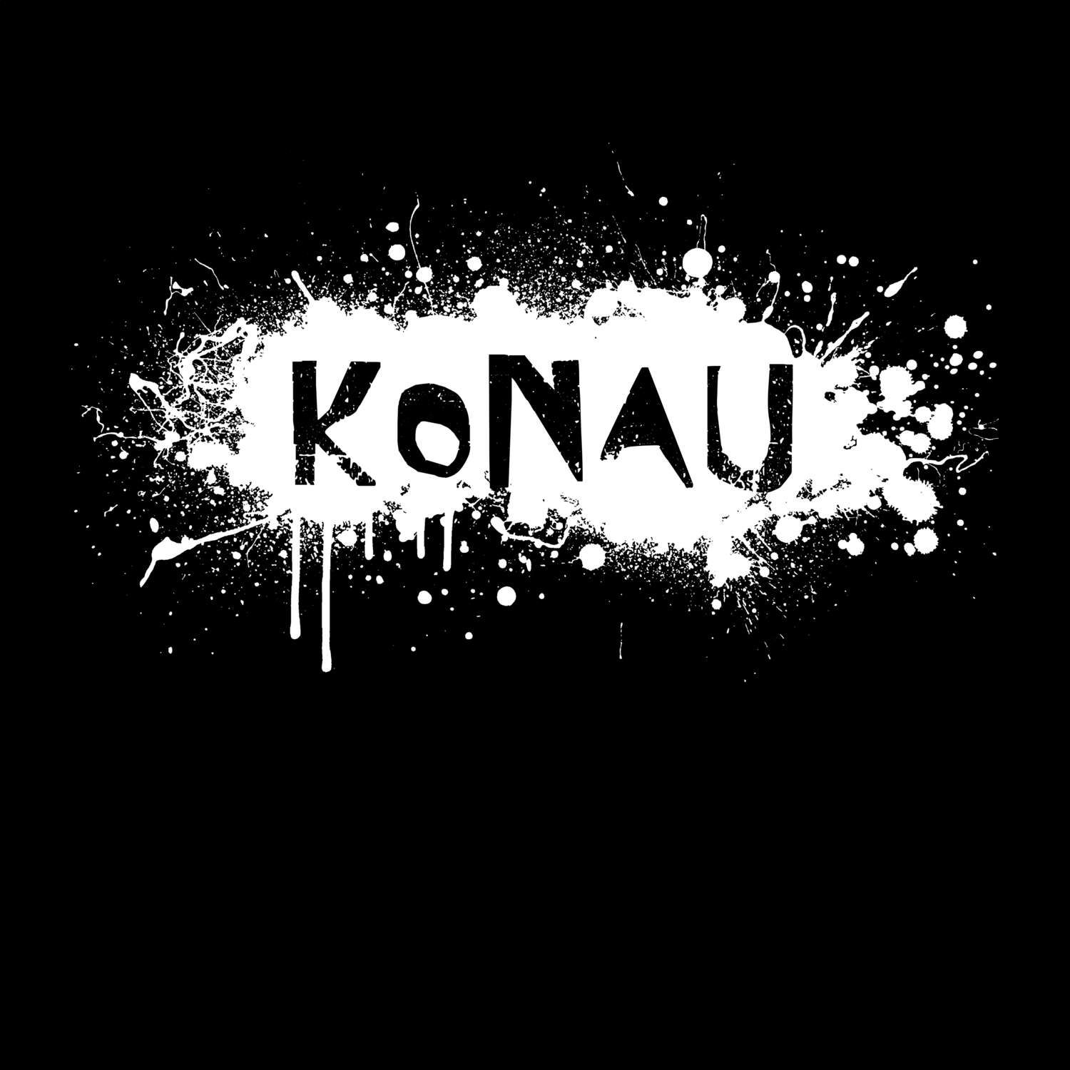 T-Shirt »Paint Splash Punk« für den Ort »Konau«