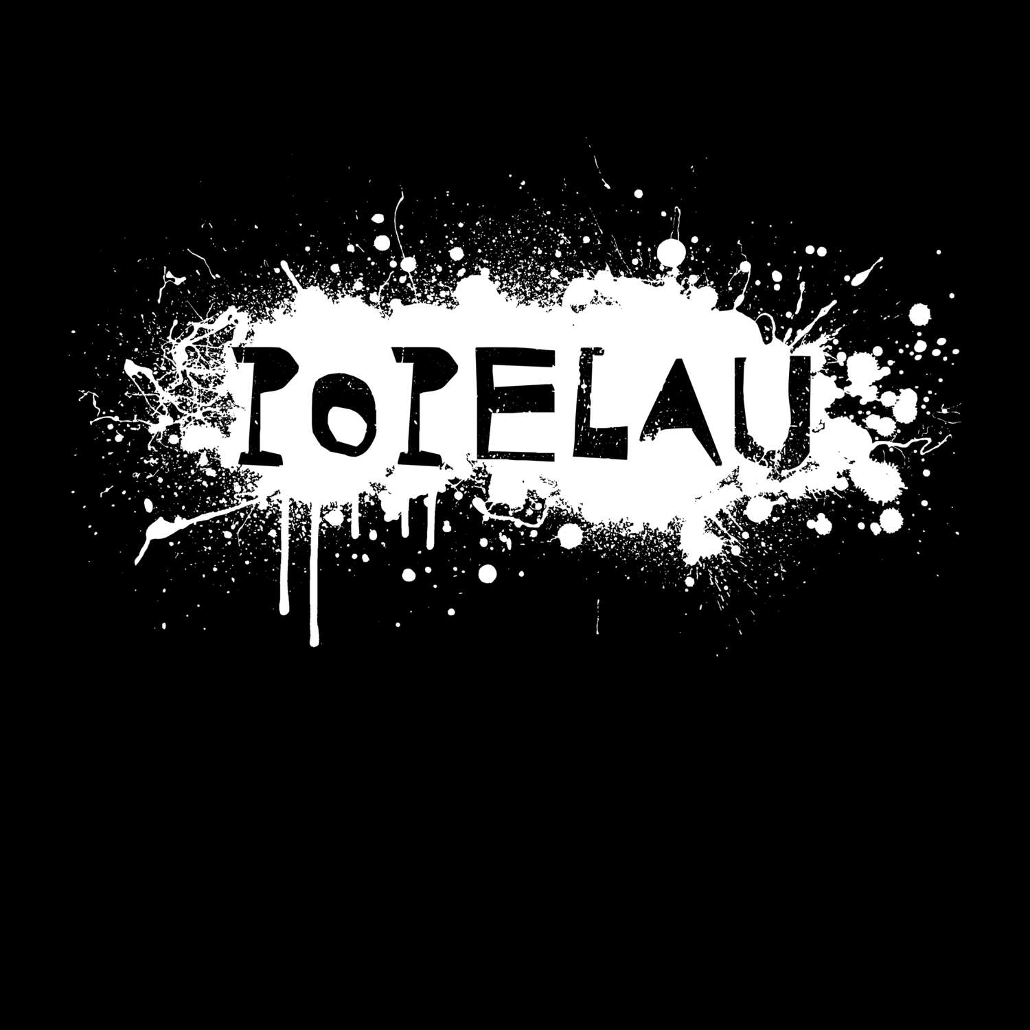 T-Shirt »Paint Splash Punk« für den Ort »Popelau«