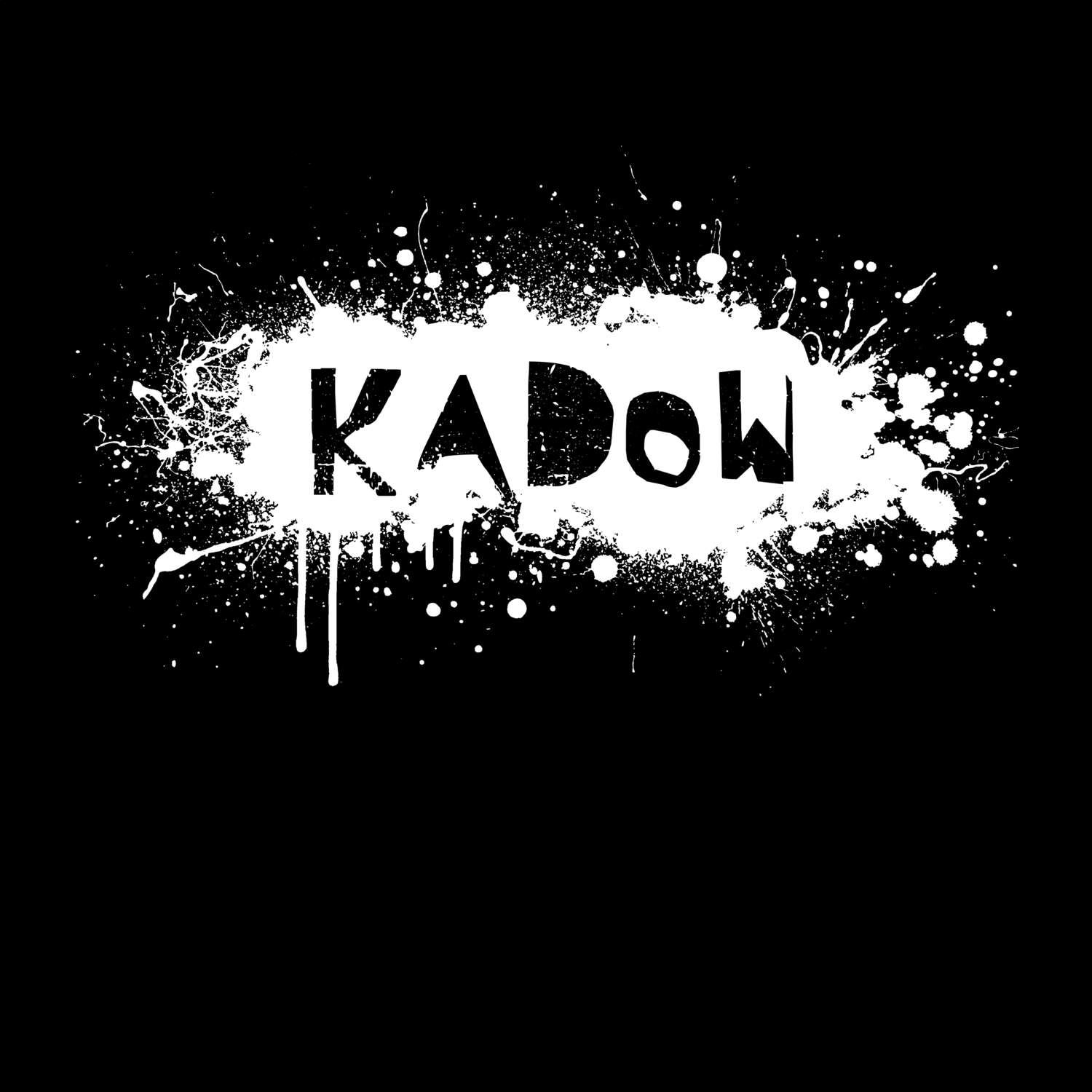 Kadow T-Shirt »Paint Splash Punk«