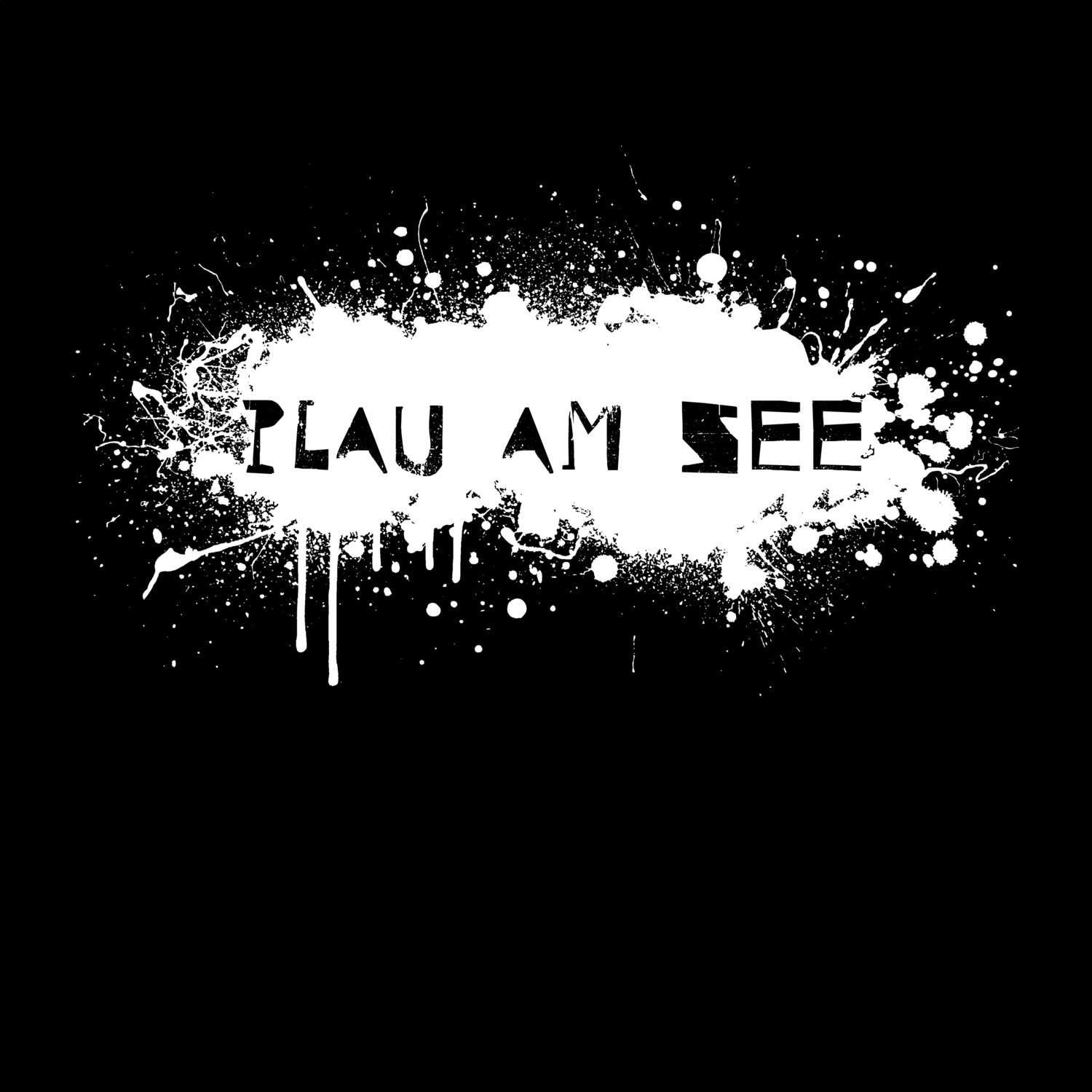 Plau am See T-Shirt »Paint Splash Punk«