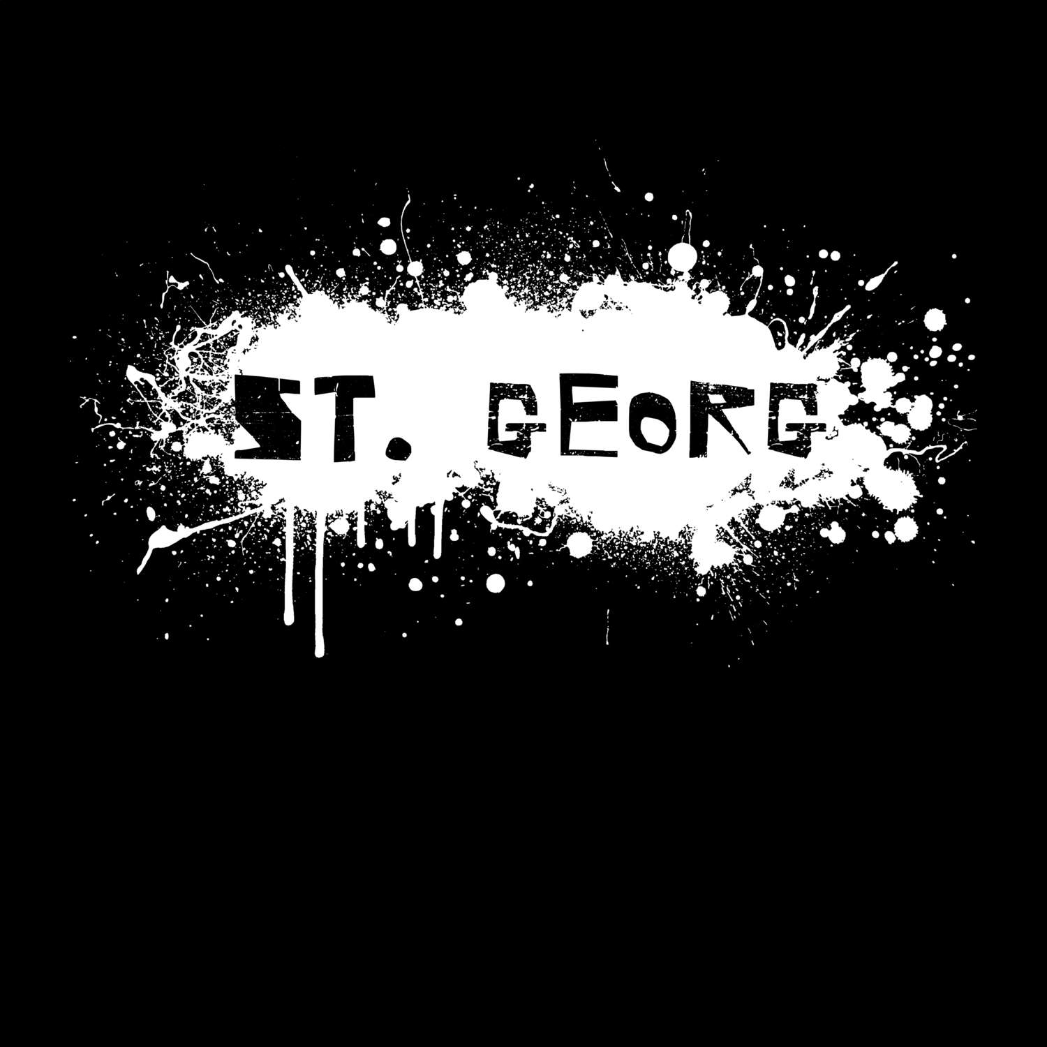 St. Georg T-Shirt »Paint Splash Punk«