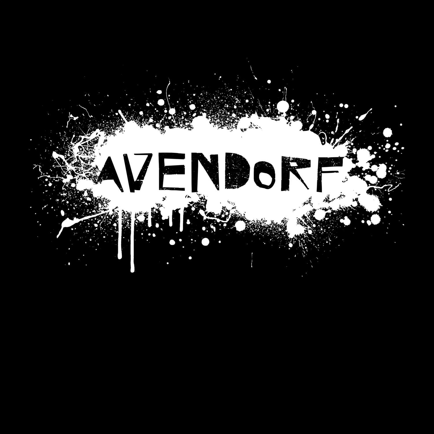 Avendorf T-Shirt »Paint Splash Punk«