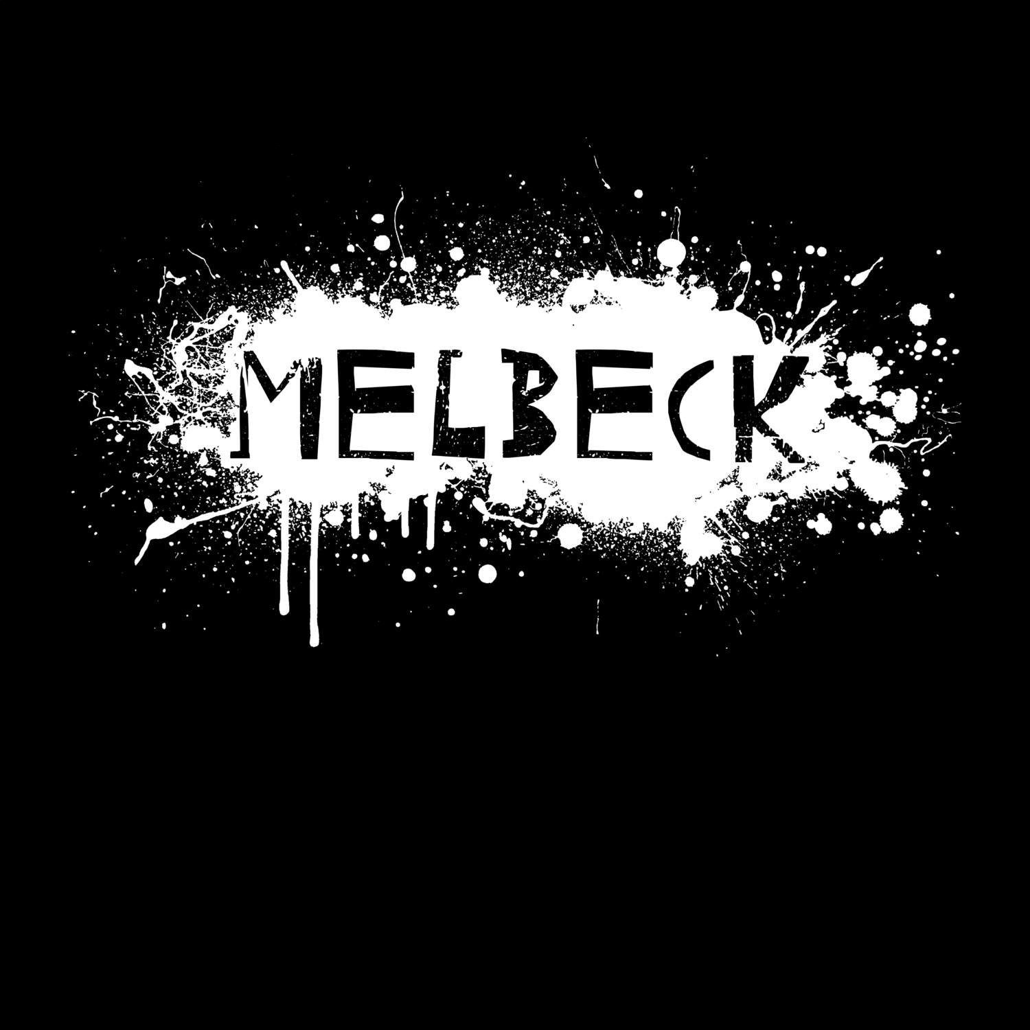 T-Shirt »Paint Splash Punk« für den Ort »Melbeck«