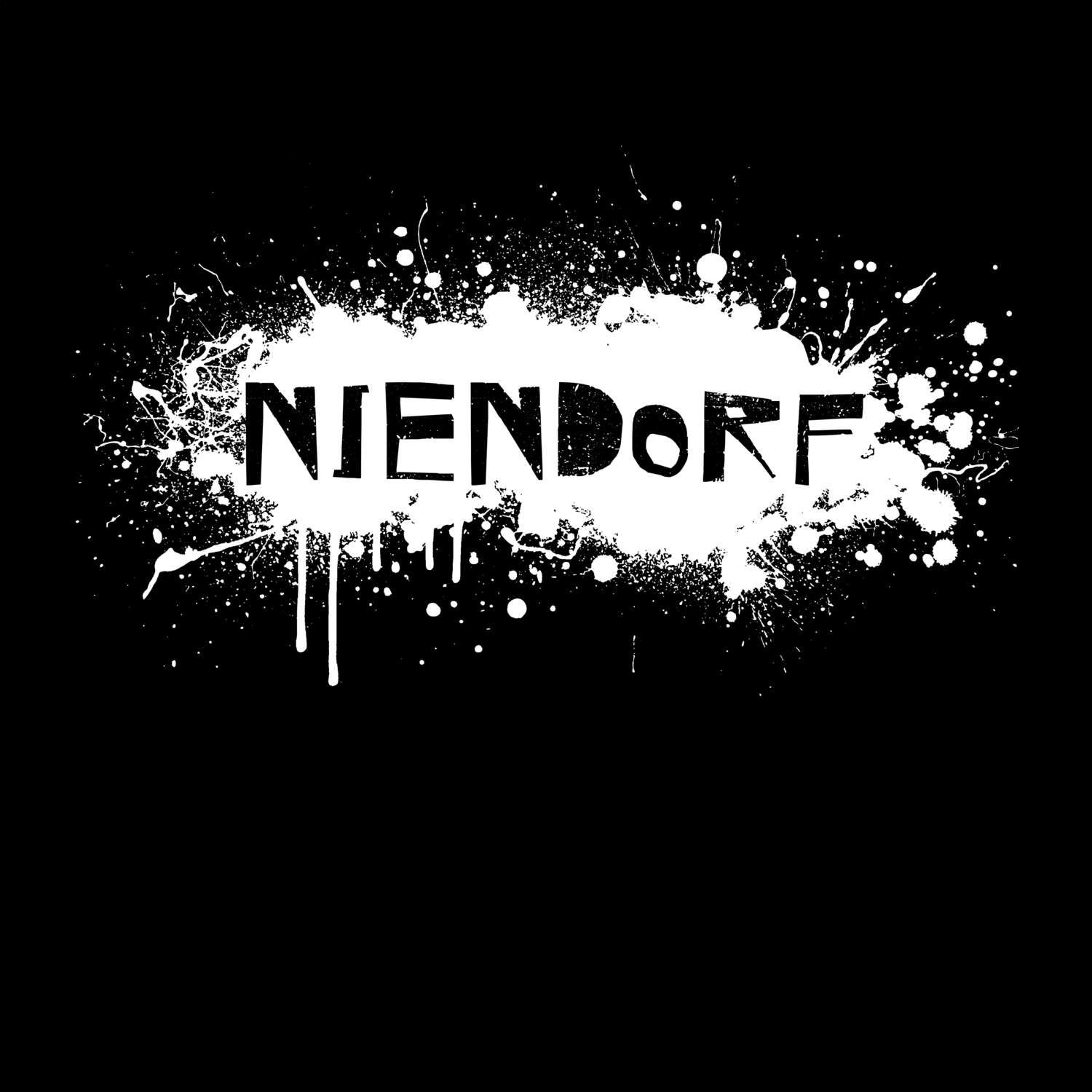 T-Shirt »Paint Splash Punk« für den Ort »Niendorf«