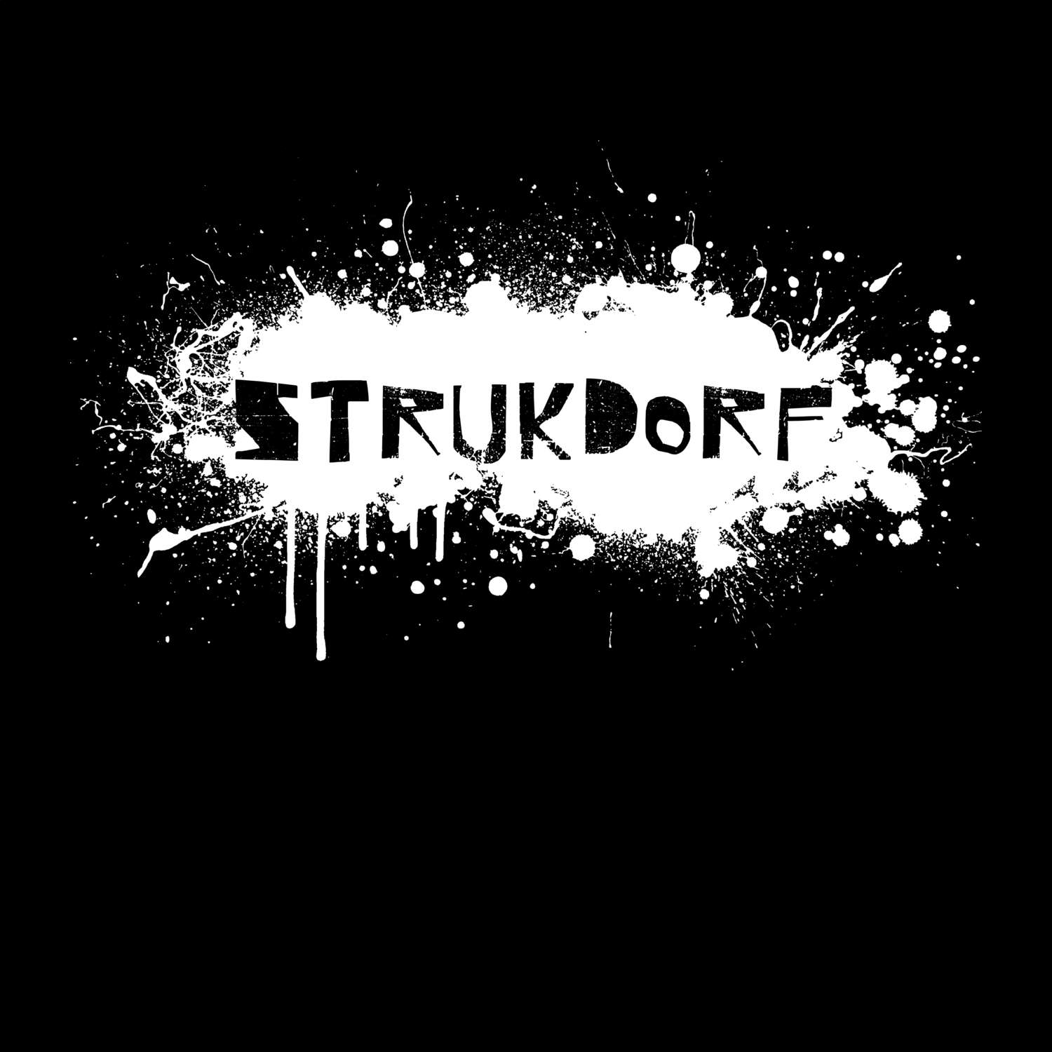 Strukdorf T-Shirt »Paint Splash Punk«