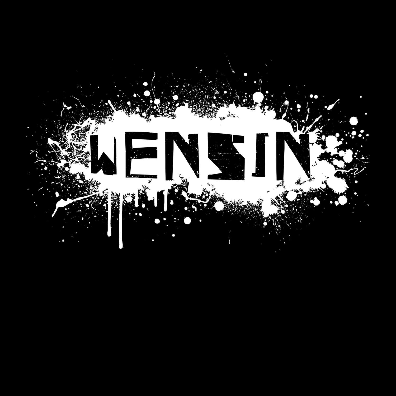 Wensin T-Shirt »Paint Splash Punk«