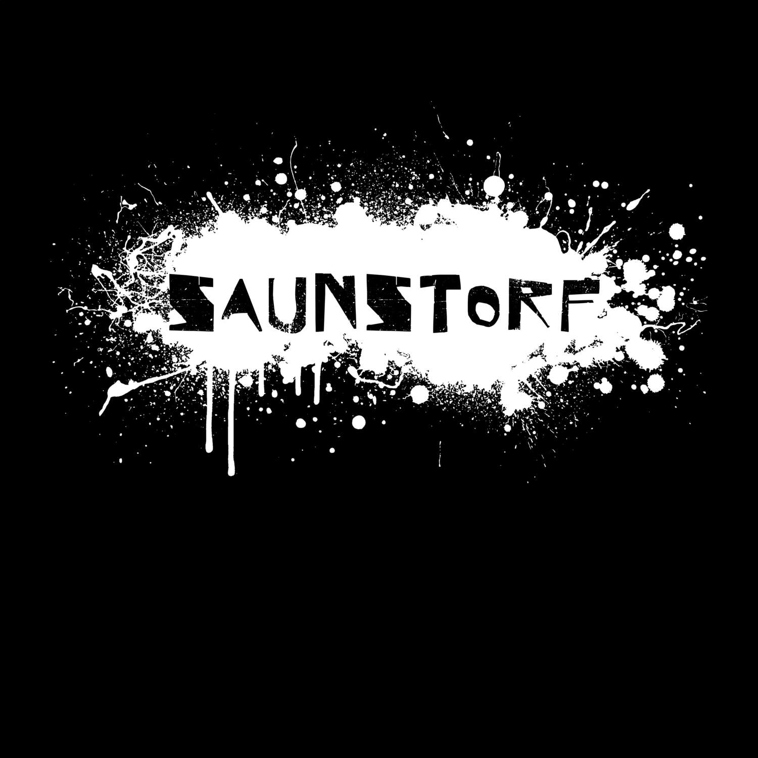 T-Shirt »Paint Splash Punk« für den Ort »Saunstorf«