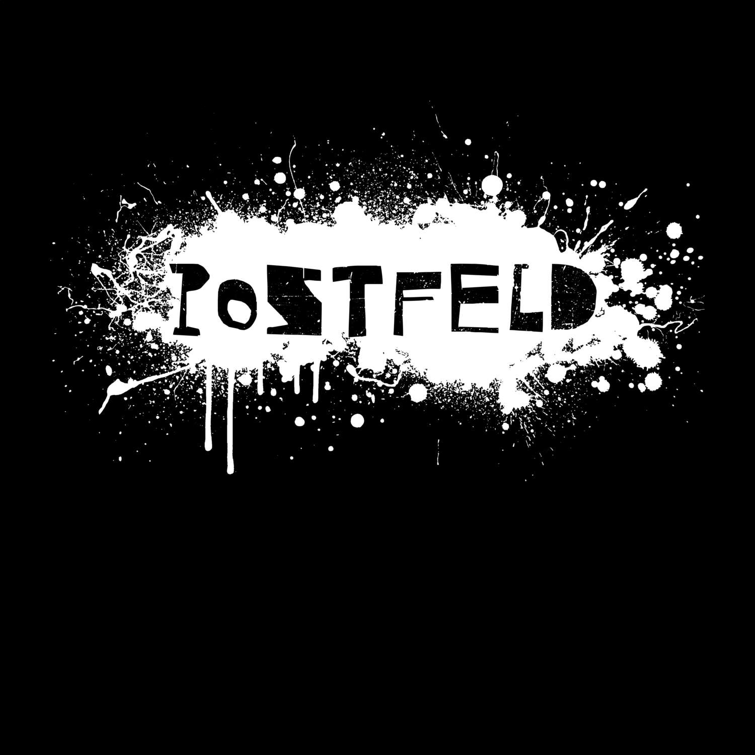 Postfeld T-Shirt »Paint Splash Punk«