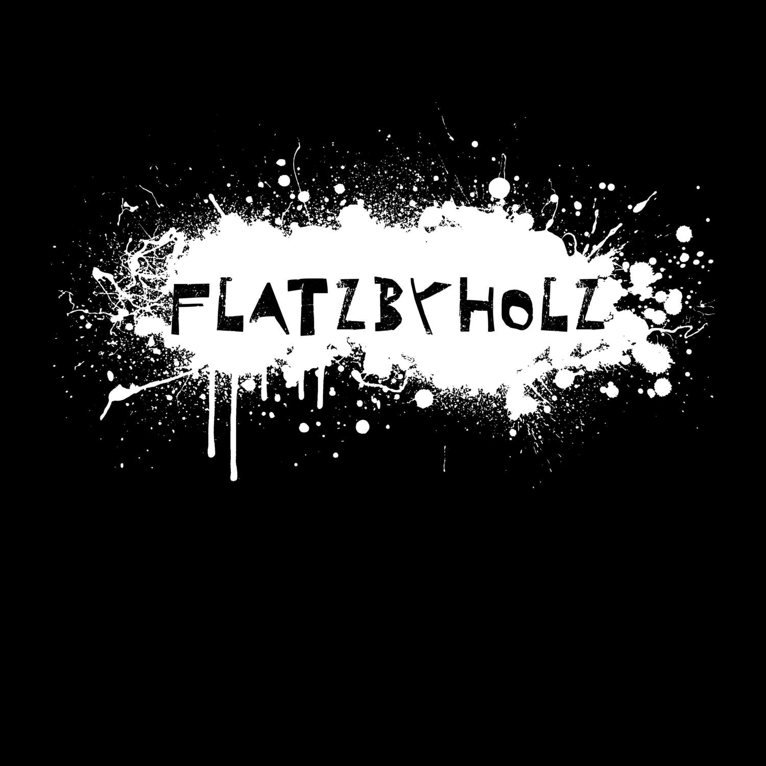 Flatzbyholz T-Shirt »Paint Splash Punk«