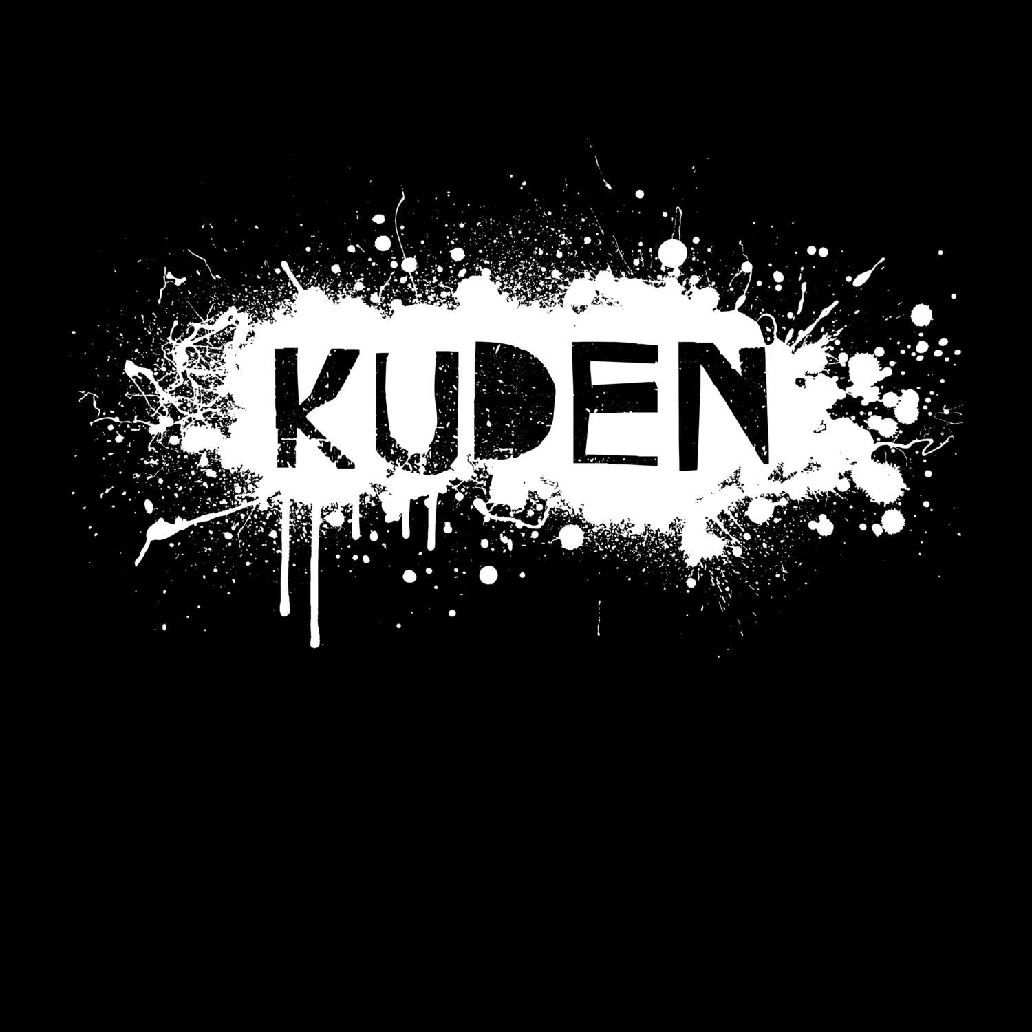 Kuden T-Shirt »Paint Splash Punk«