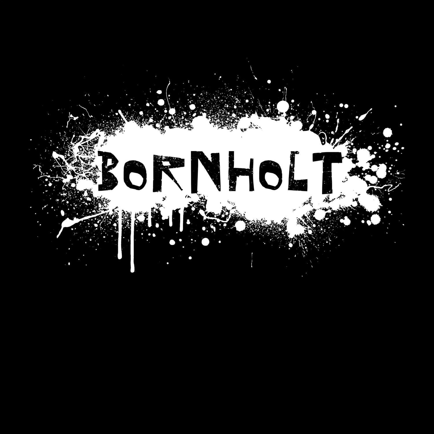 T-Shirt »Paint Splash Punk« für den Ort »Bornholt«