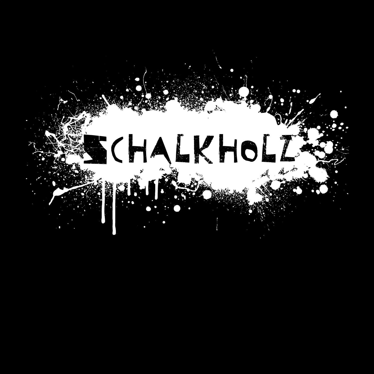 T-Shirt »Paint Splash Punk« für den Ort »Schalkholz«
