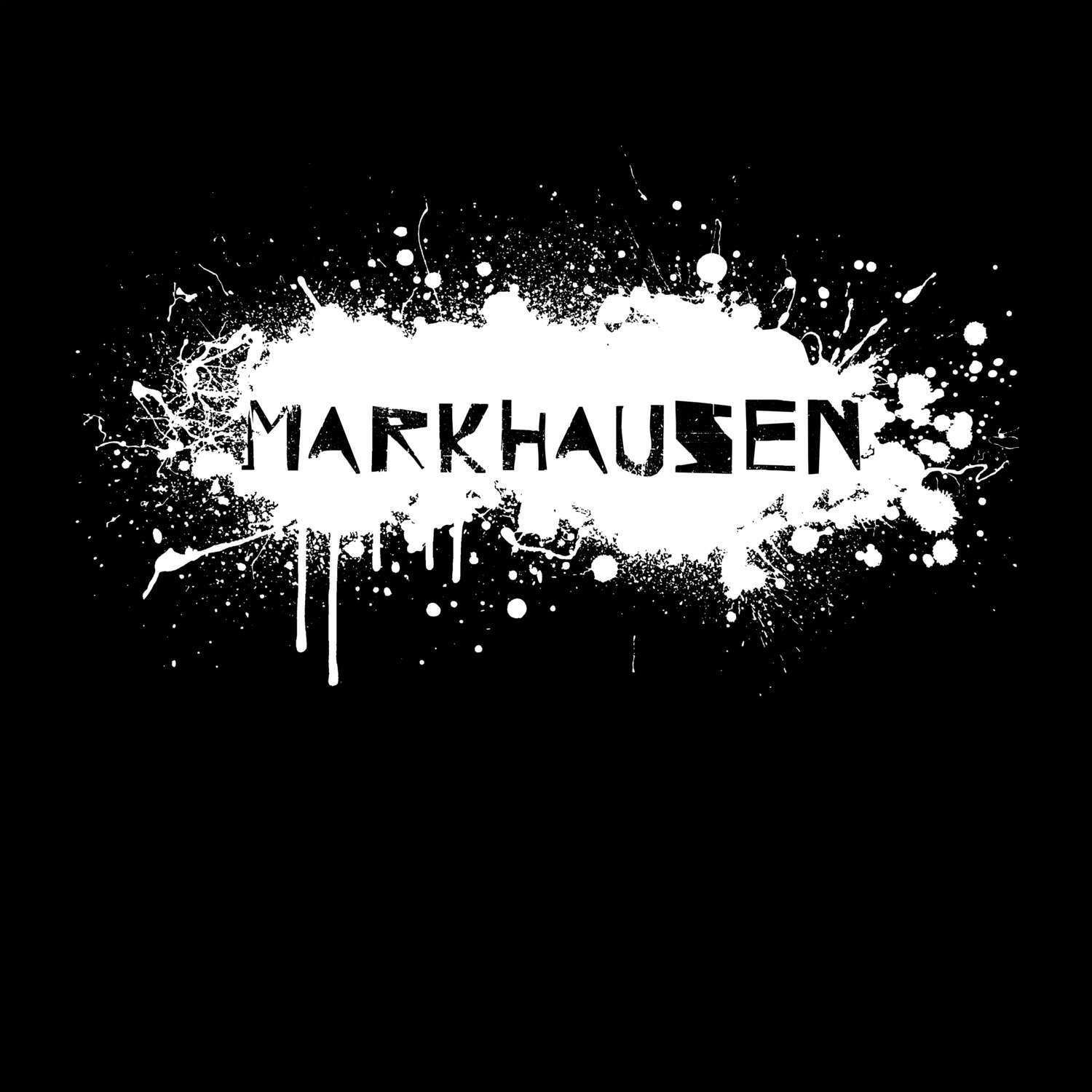 T-Shirt »Paint Splash Punk« für den Ort »Markhausen«