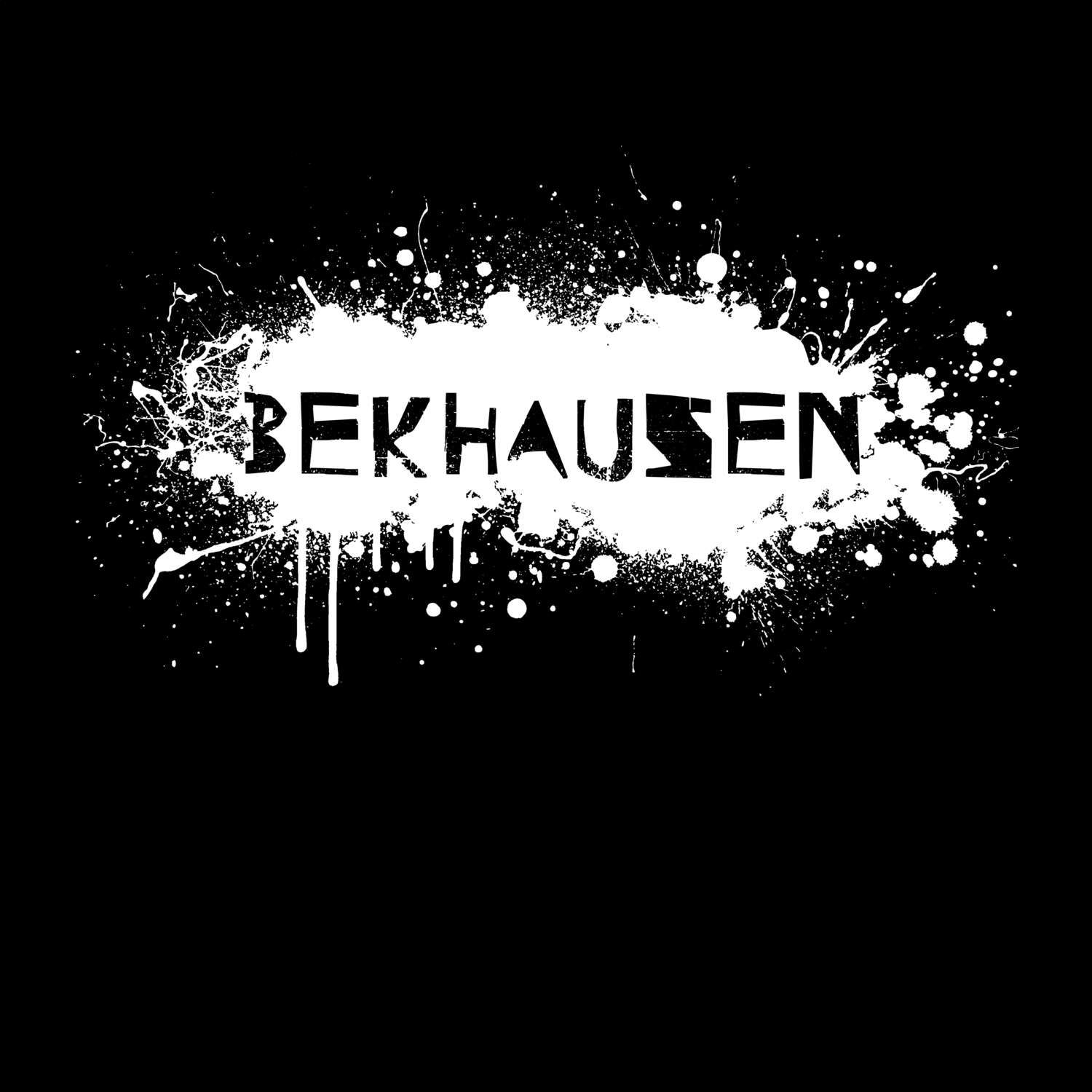 T-Shirt »Paint Splash Punk« für den Ort »Bekhausen«