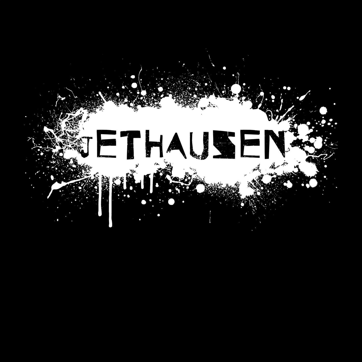 T-Shirt »Paint Splash Punk« für den Ort »Jethausen«