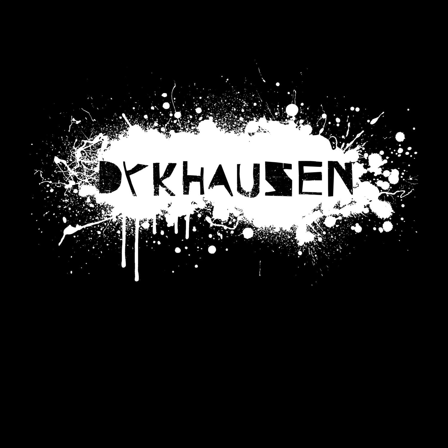 T-Shirt »Paint Splash Punk« für den Ort »Dykhausen«