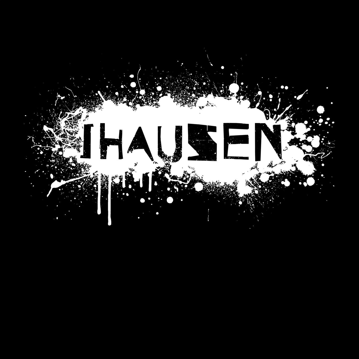 Ihausen T-Shirt »Paint Splash Punk«