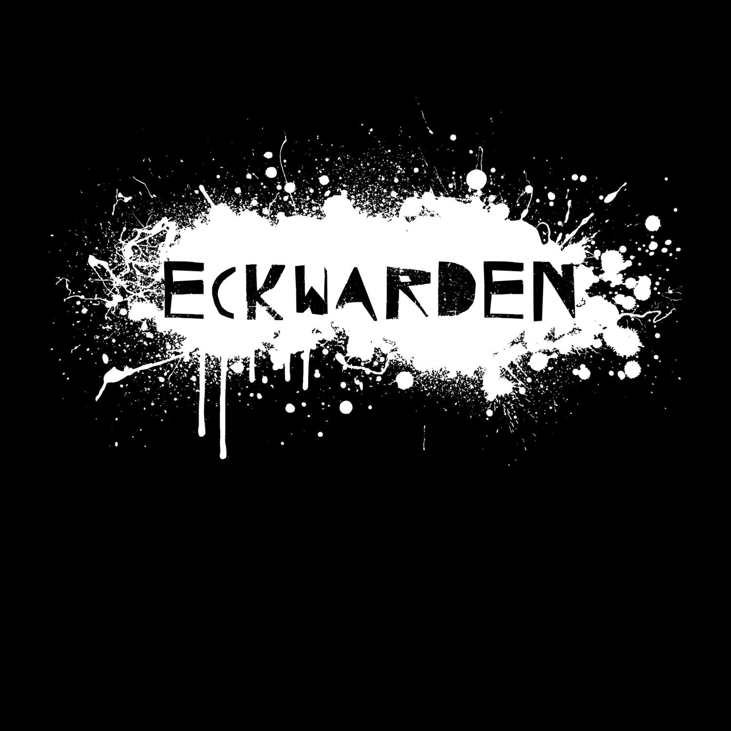 Eckwarden T-Shirt »Paint Splash Punk«