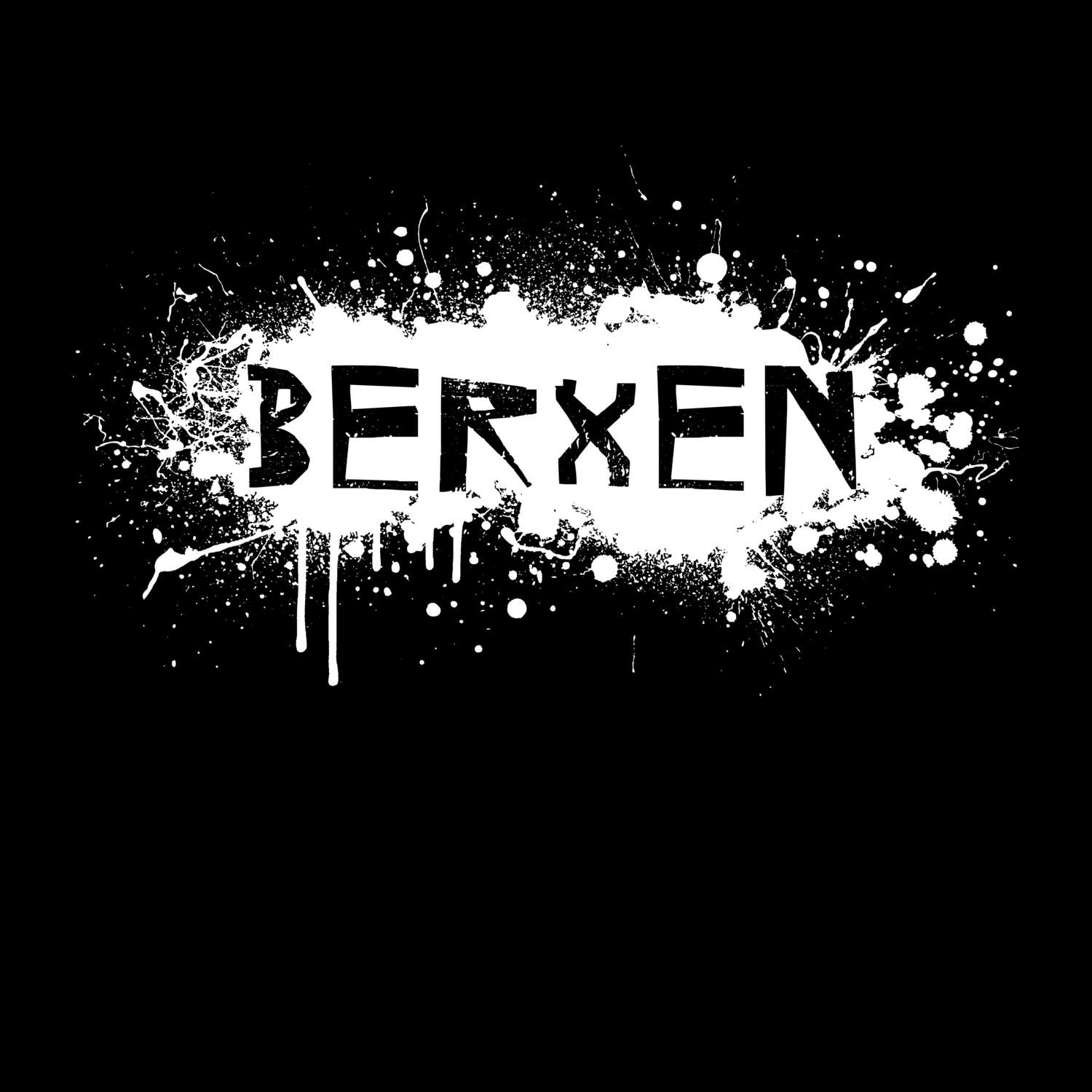 Berxen T-Shirt »Paint Splash Punk«