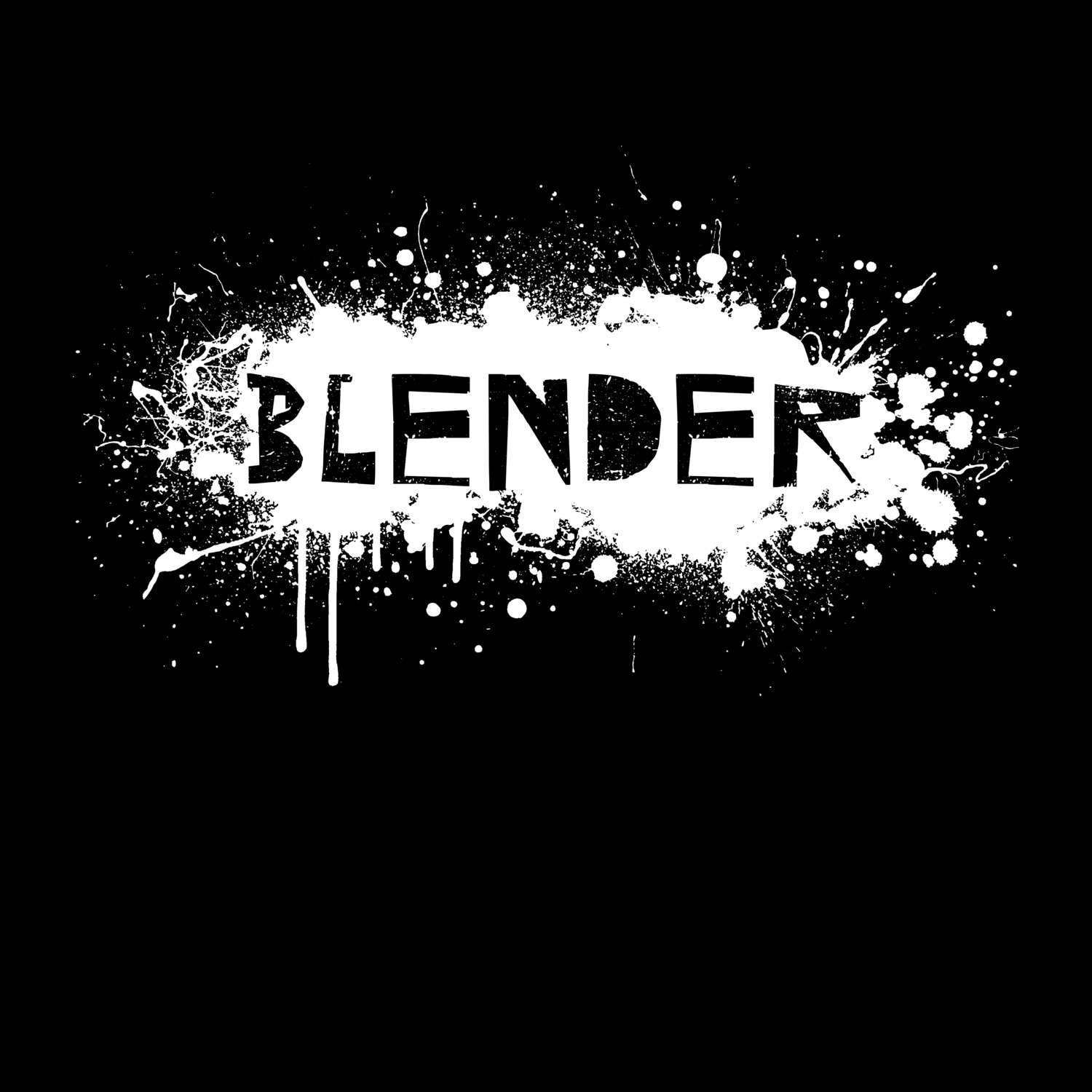 Blender T-Shirt »Paint Splash Punk«