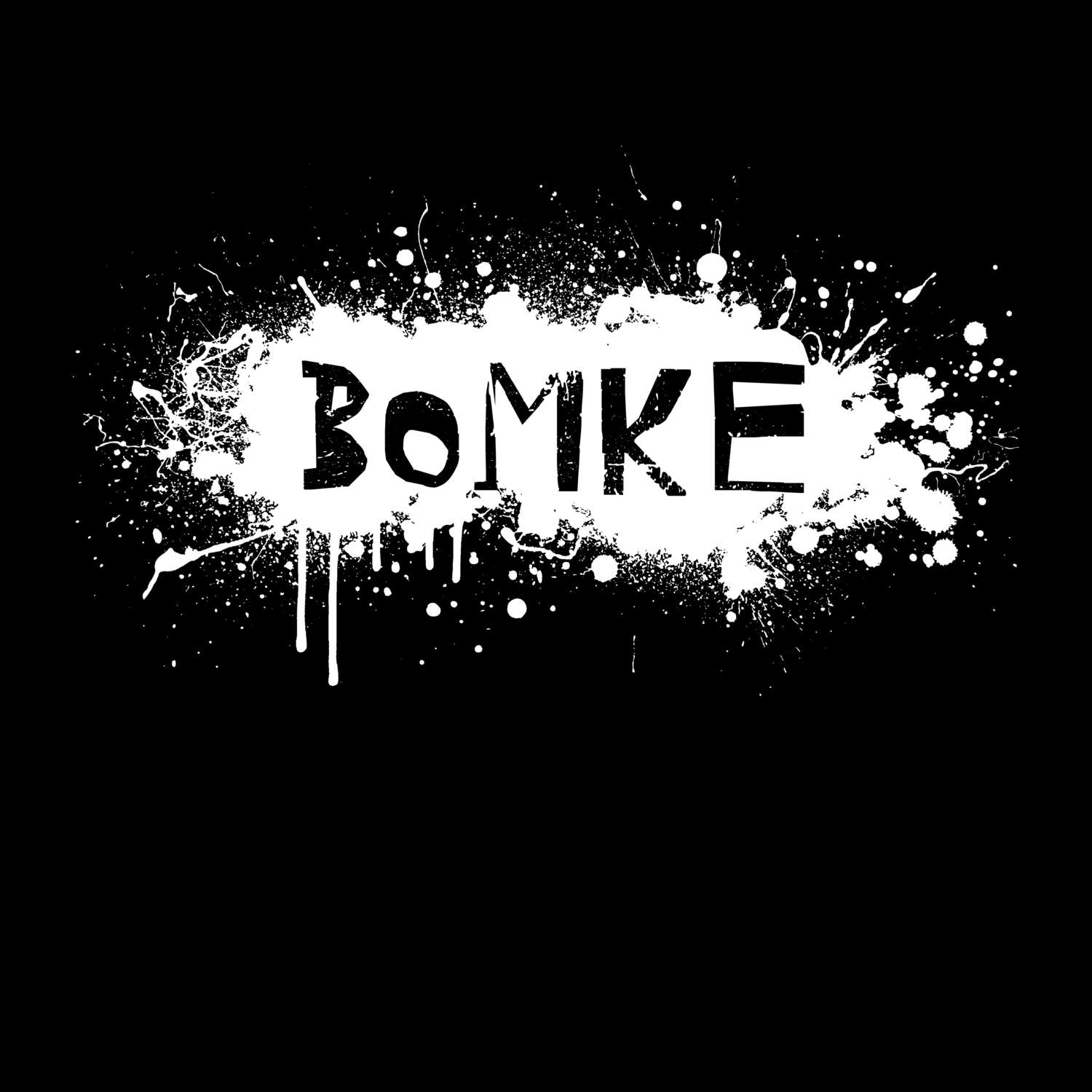 Bomke T-Shirt »Paint Splash Punk«