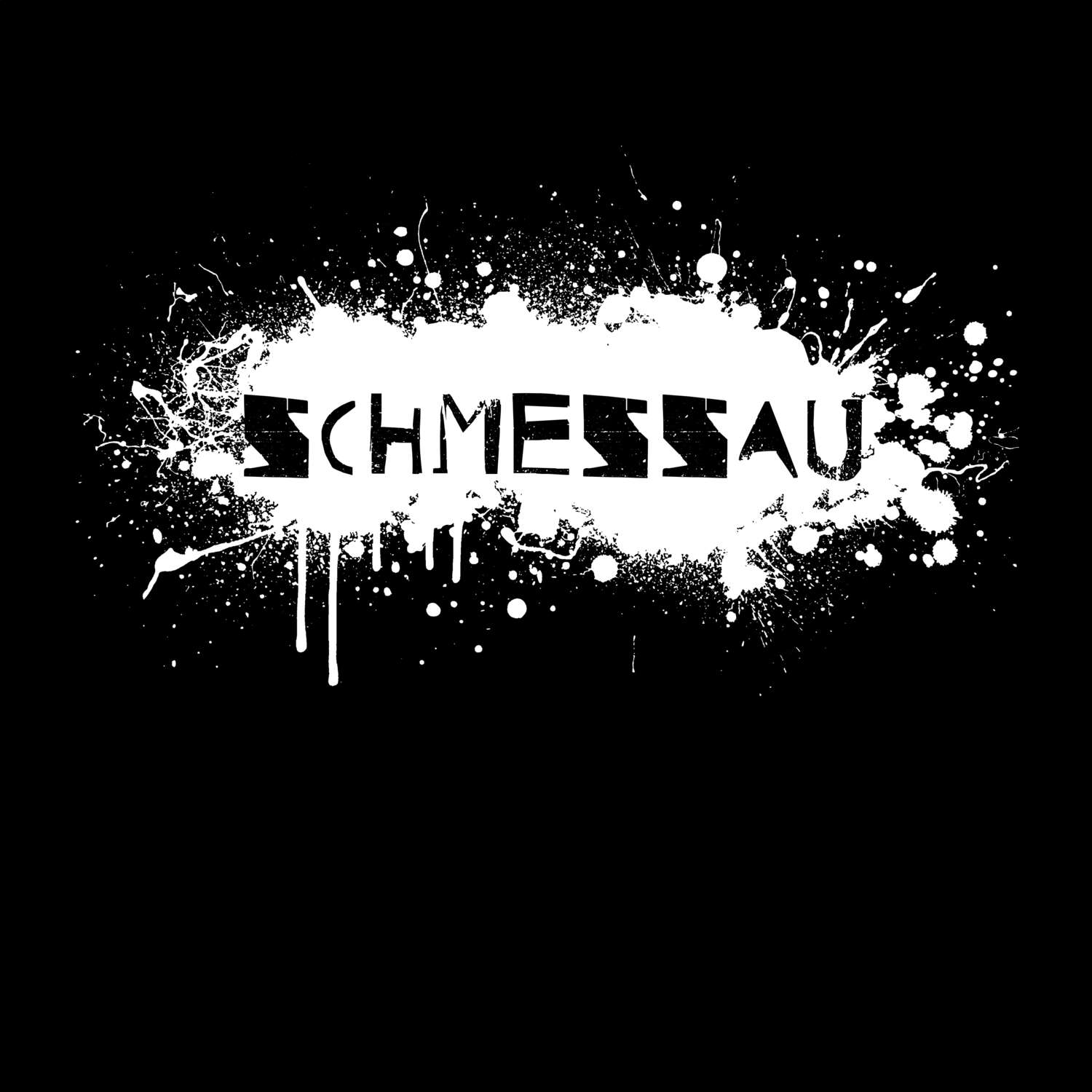 T-Shirt »Paint Splash Punk« für den Ort »Schmessau«