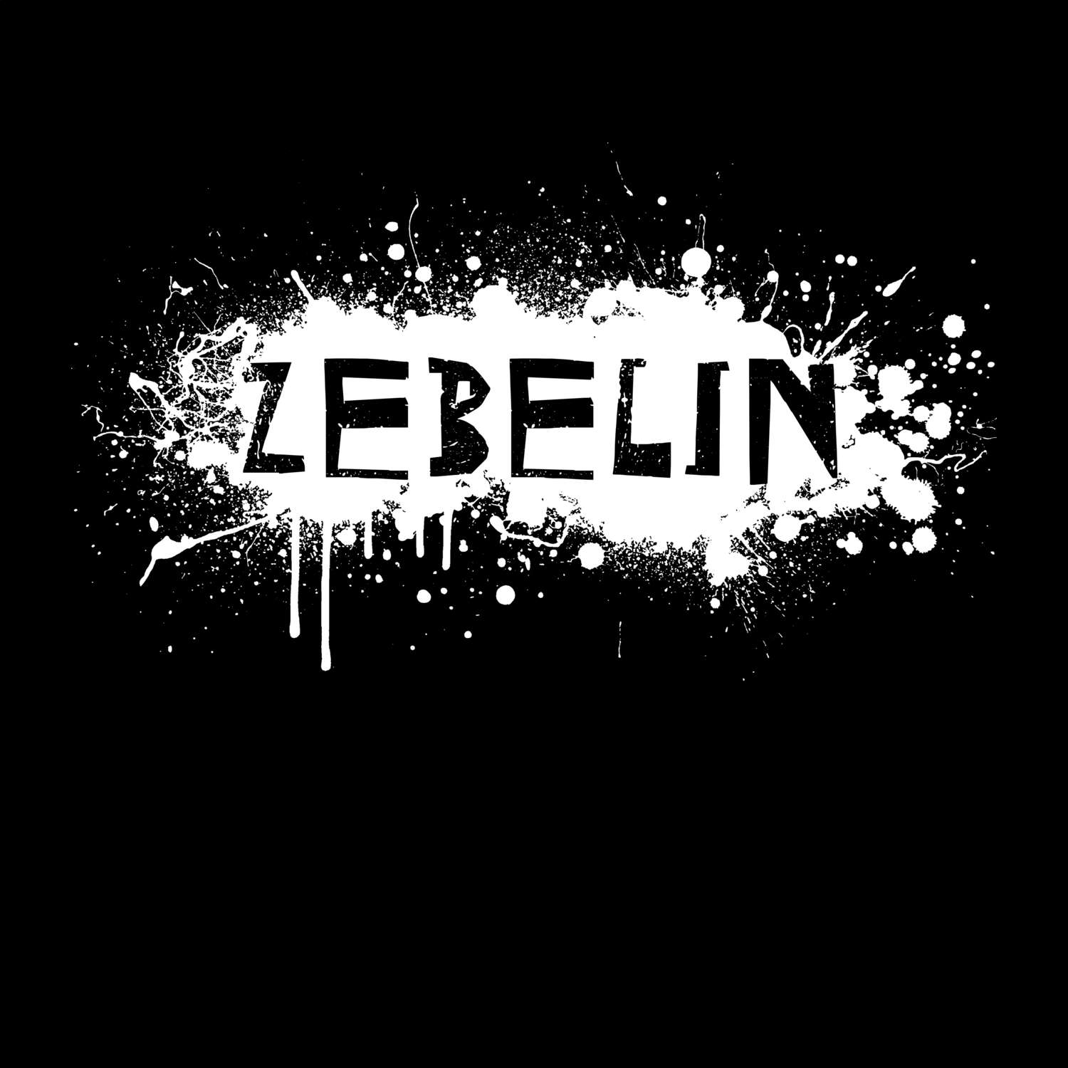 T-Shirt »Paint Splash Punk« für den Ort »Zebelin«