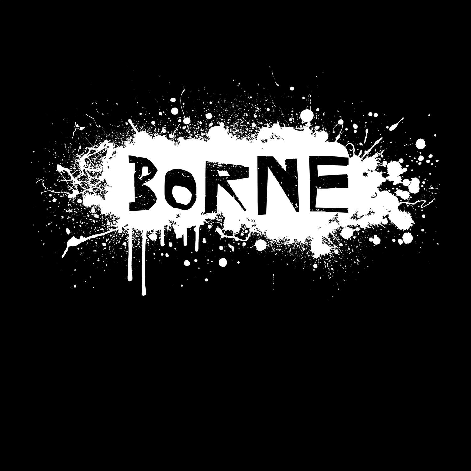 Borne T-Shirt »Paint Splash Punk«