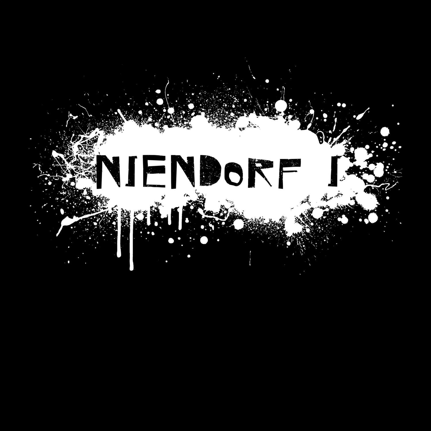 T-Shirt »Paint Splash Punk« für den Ort »Niendorf I«