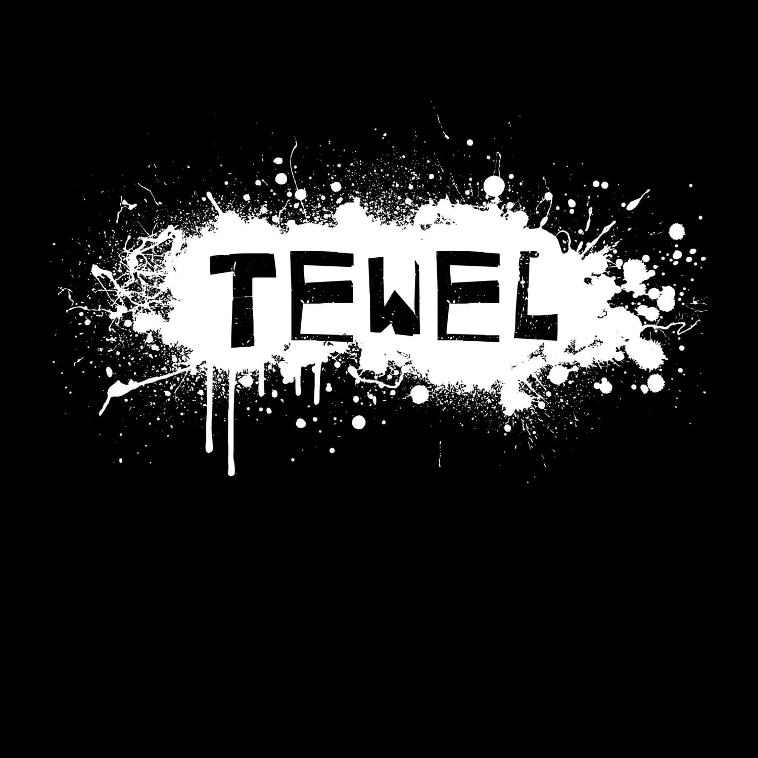 Tewel T-Shirt »Paint Splash Punk«