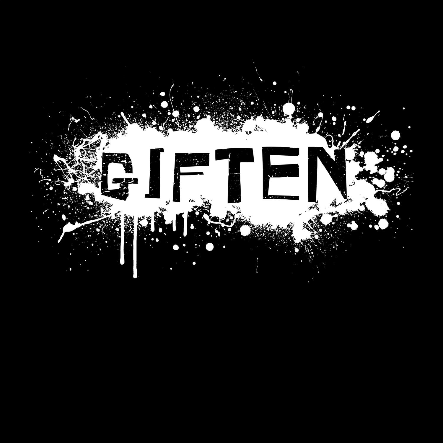 Giften T-Shirt »Paint Splash Punk«