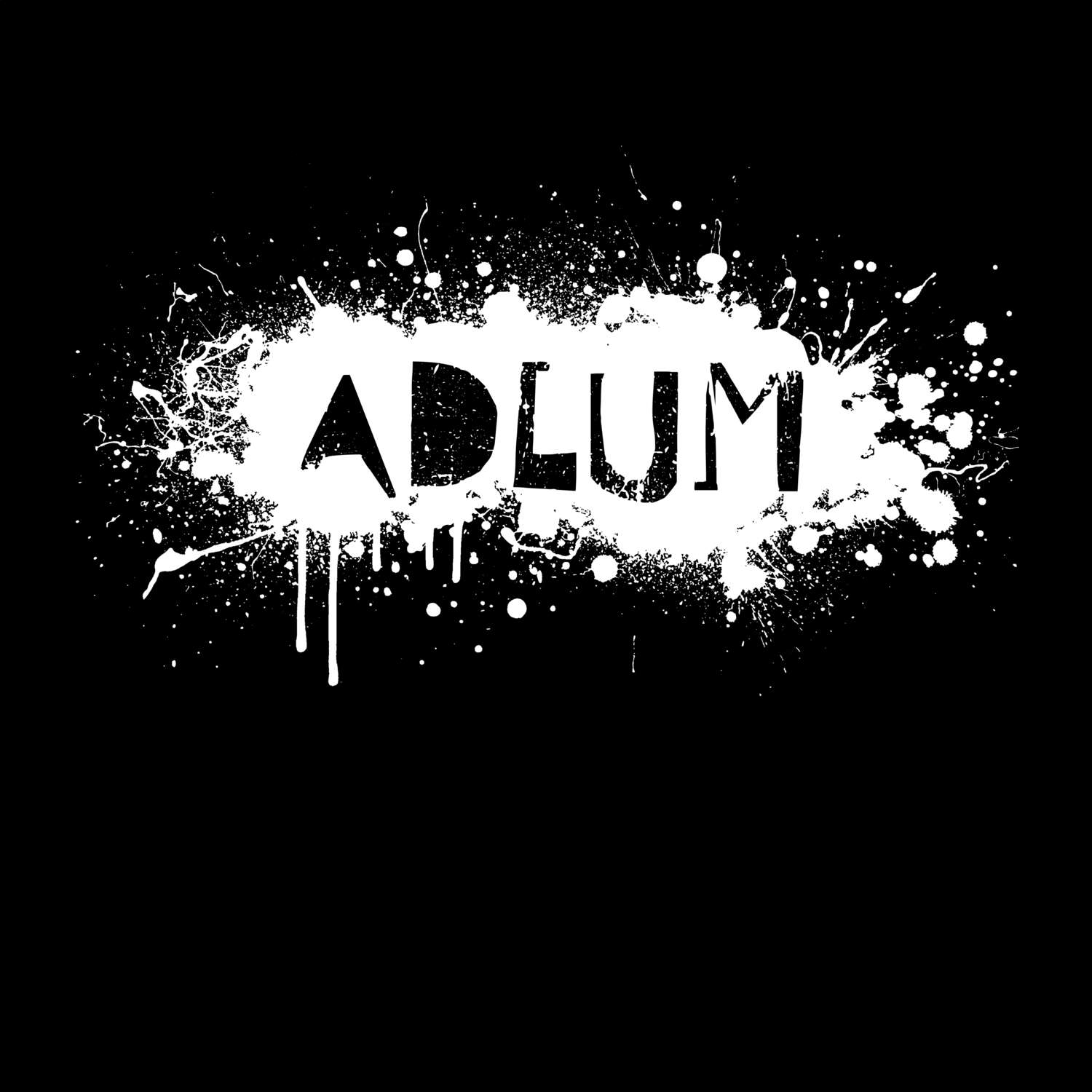 Adlum T-Shirt »Paint Splash Punk«