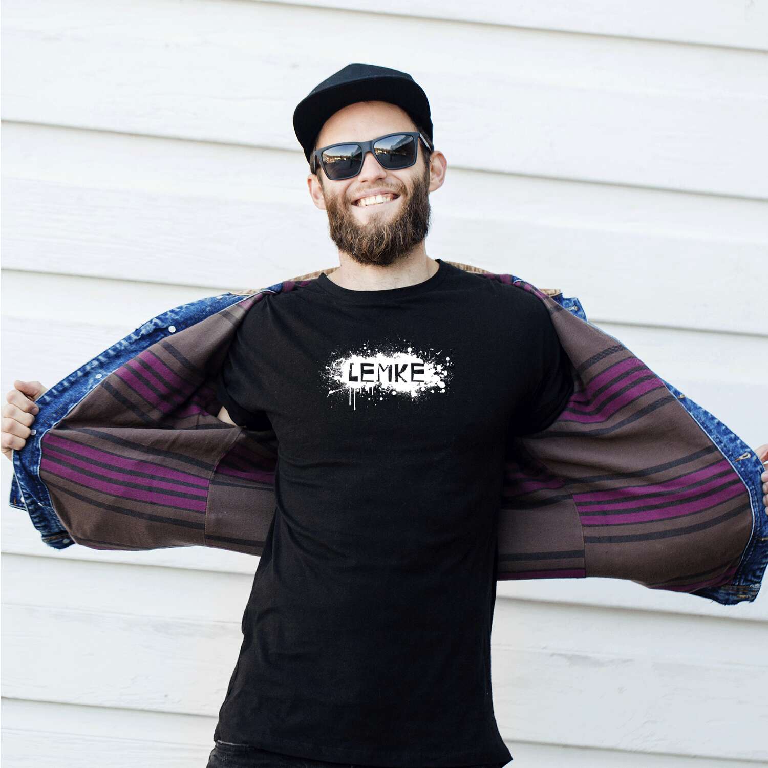 T-Shirt »Paint Splash Punk« für den Ort »Lemke«