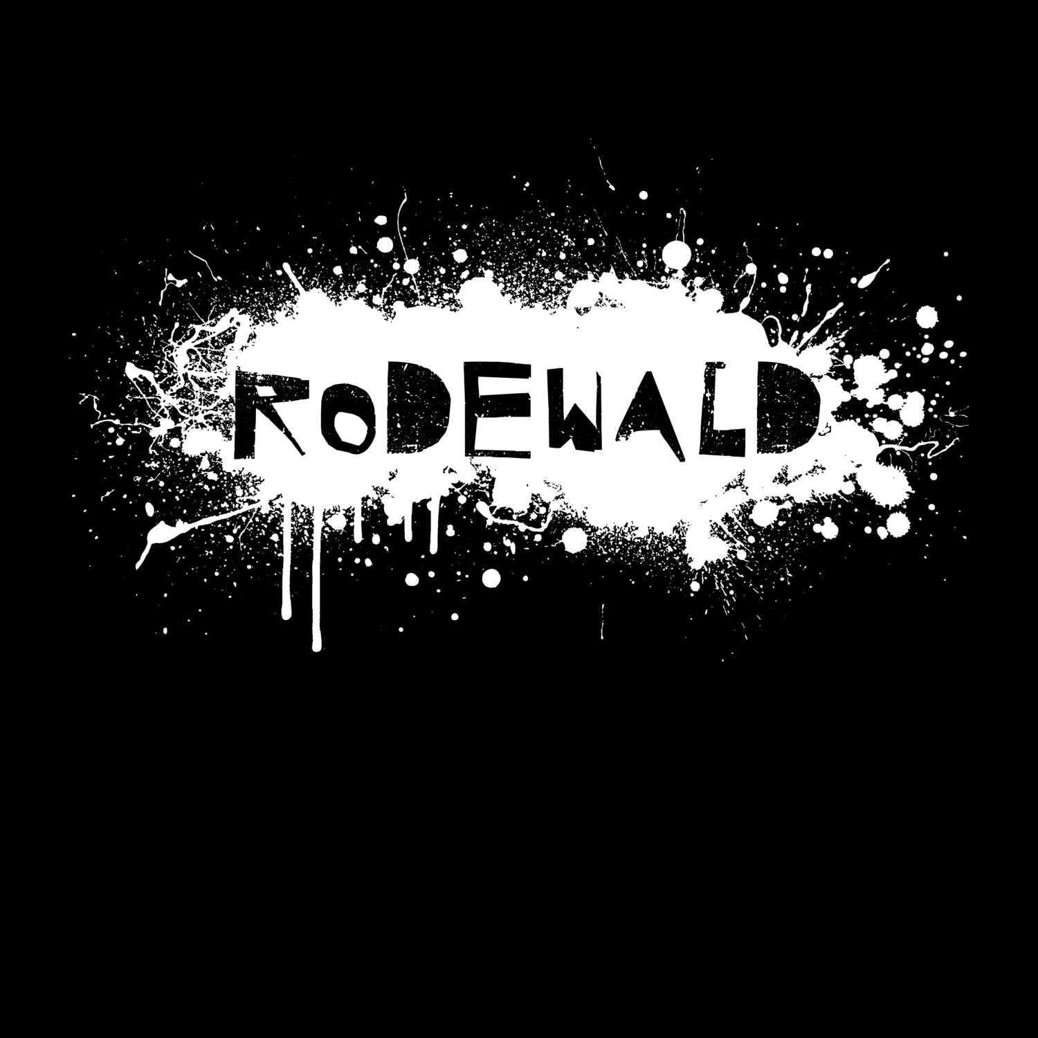 T-Shirt »Paint Splash Punk« für den Ort »Rodewald«