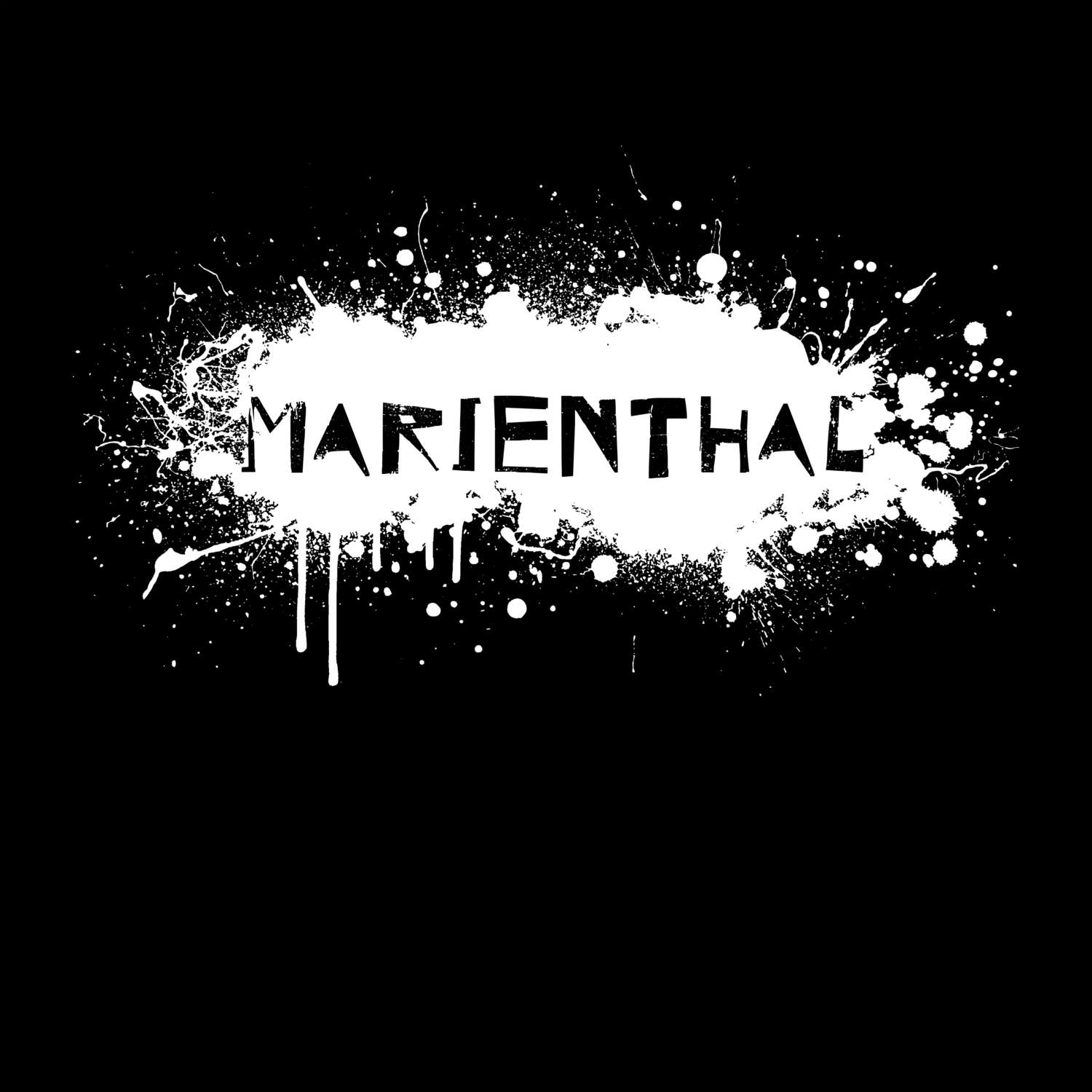 T-Shirt »Paint Splash Punk« für den Ort »Marienthal«