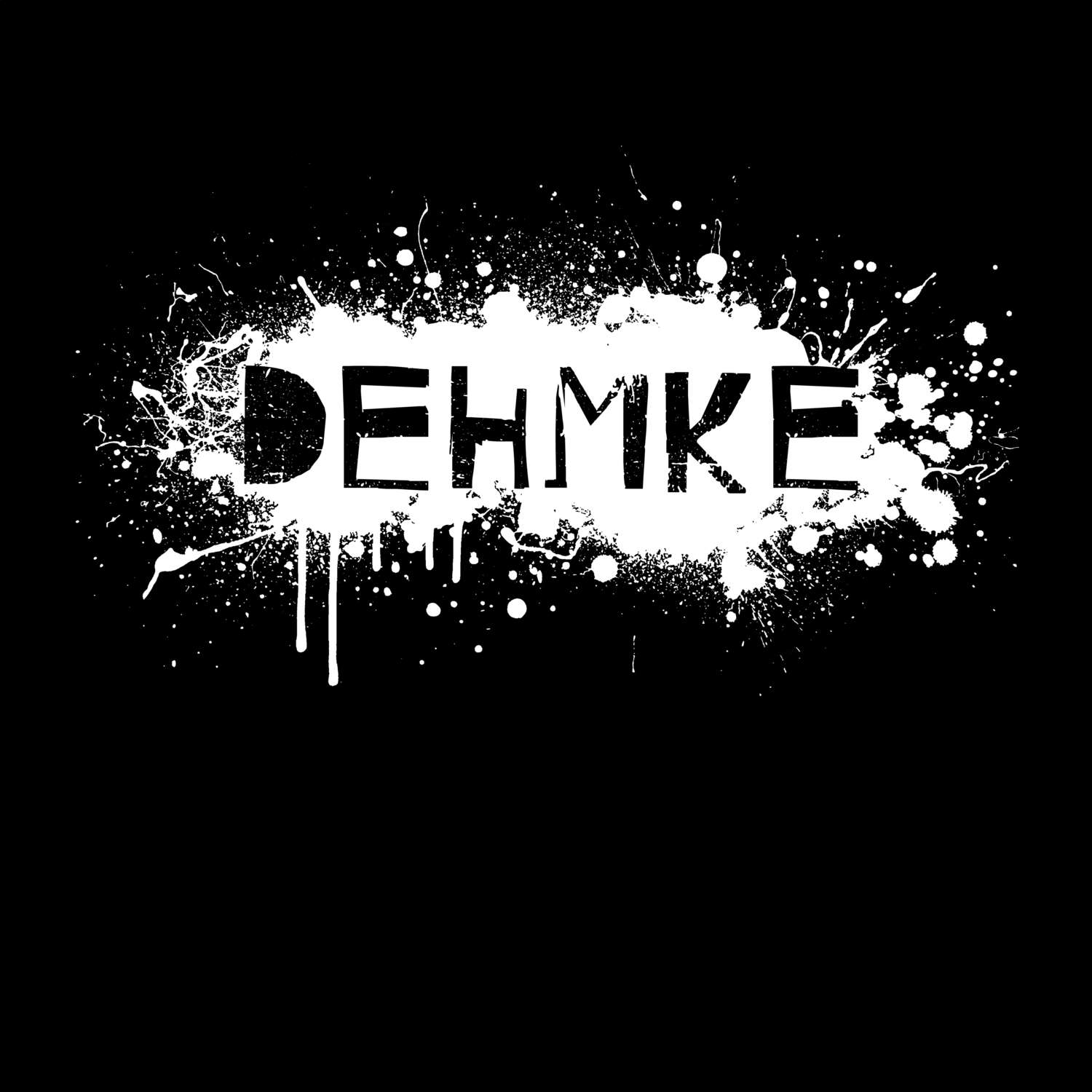 Dehmke T-Shirt »Paint Splash Punk«