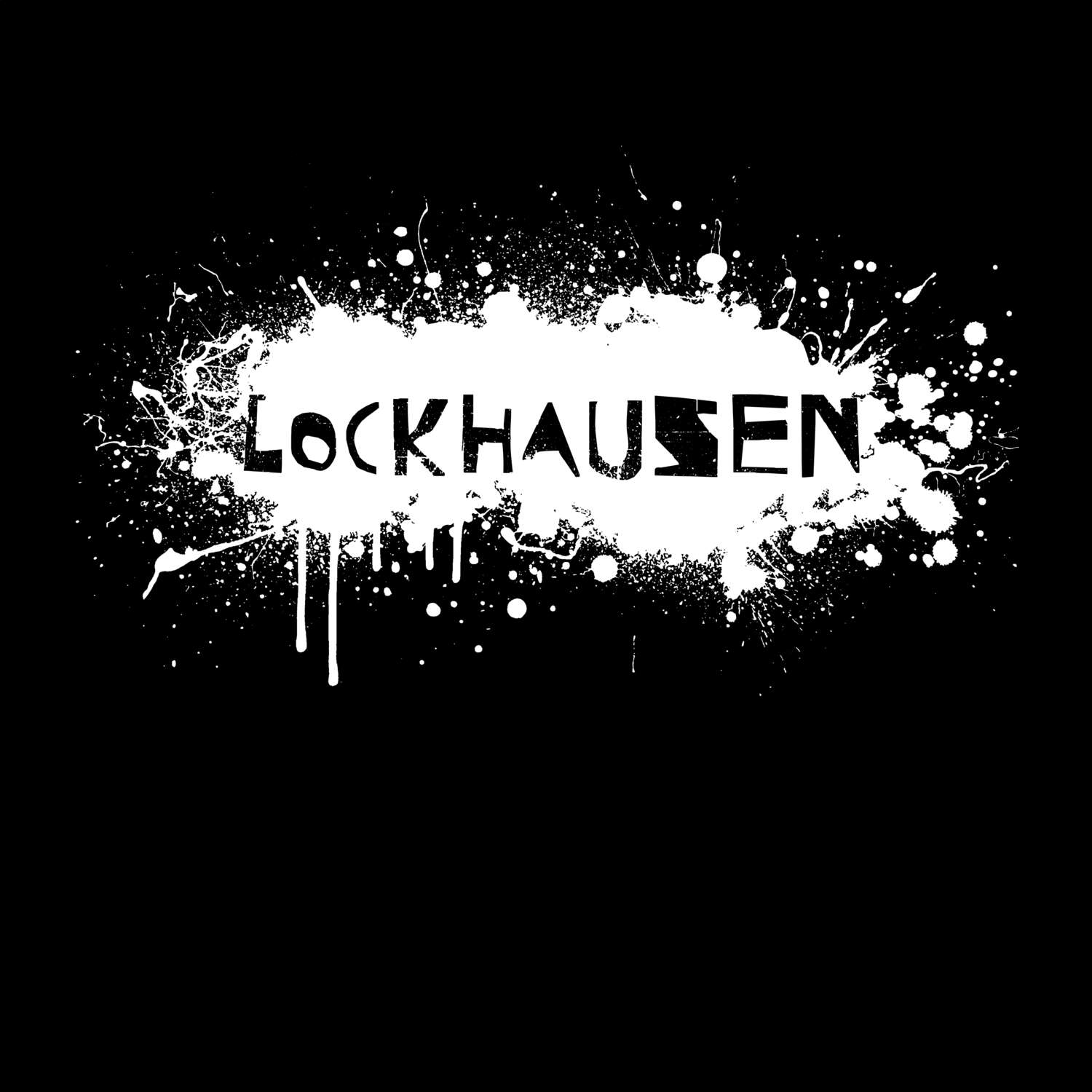 T-Shirt »Paint Splash Punk« für den Ort »Lockhausen«