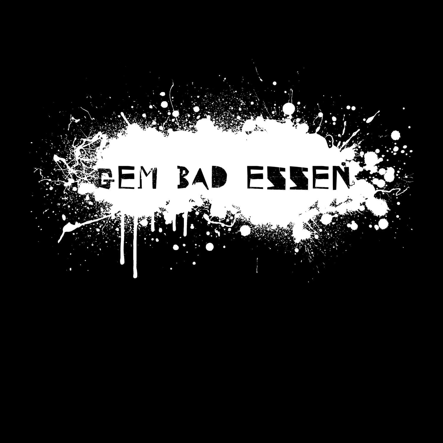 T-Shirt »Paint Splash Punk« für den Ort »Gem Bad Essen«