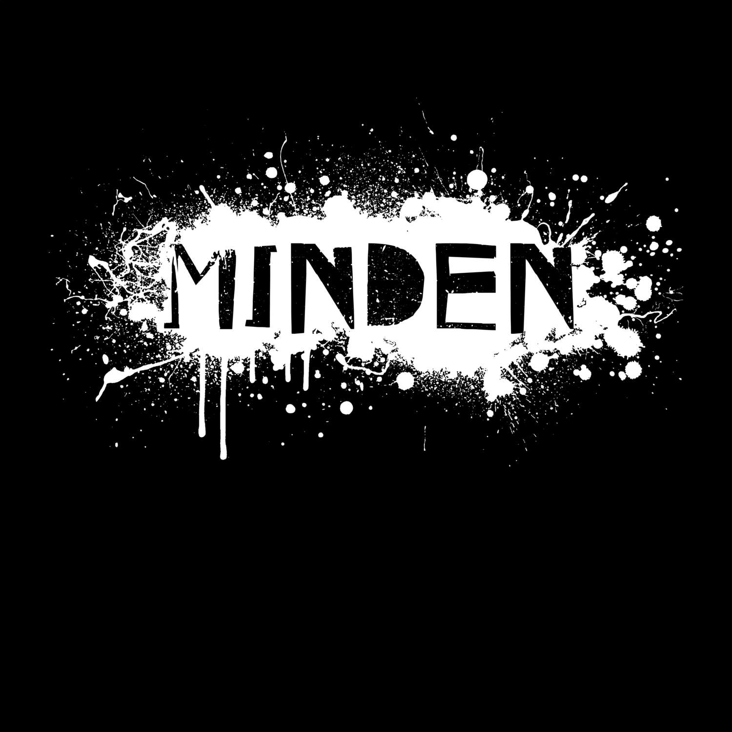 Minden T-Shirt »Paint Splash Punk«