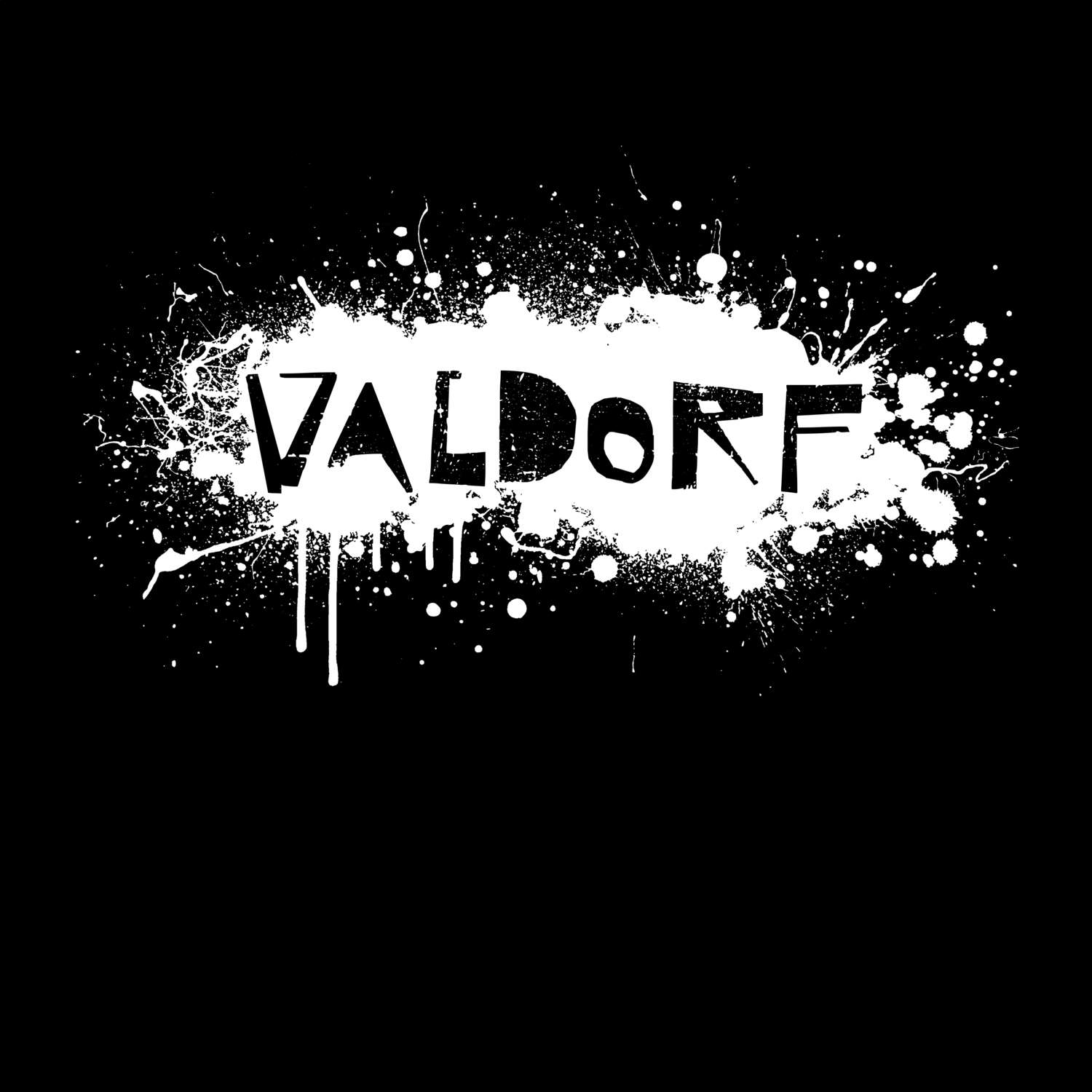 Valdorf T-Shirt »Paint Splash Punk«