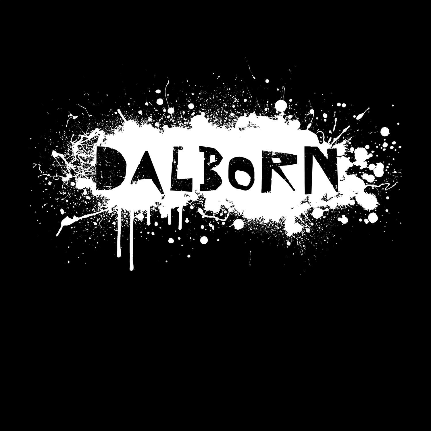 T-Shirt »Paint Splash Punk« für den Ort »Dalborn«