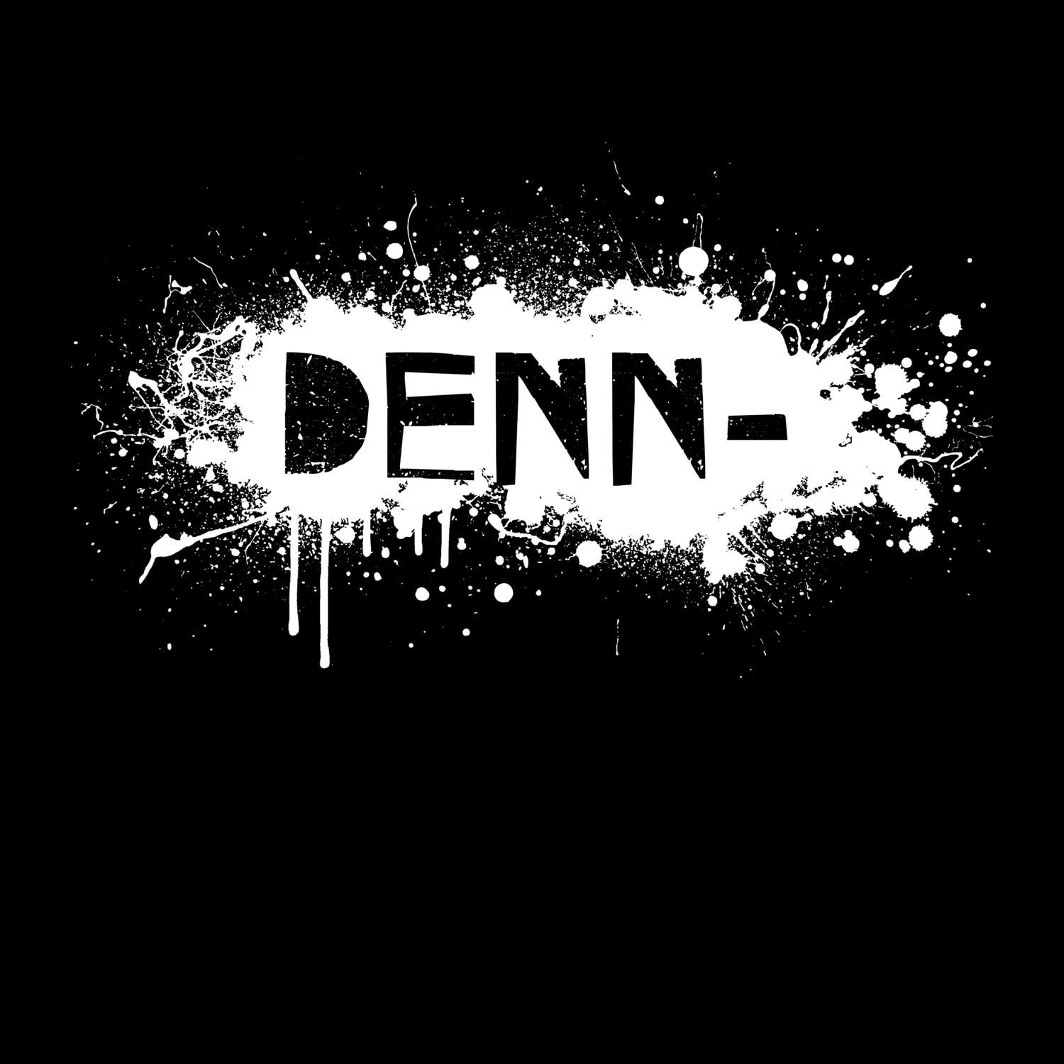 Denn- T-Shirt »Paint Splash Punk«