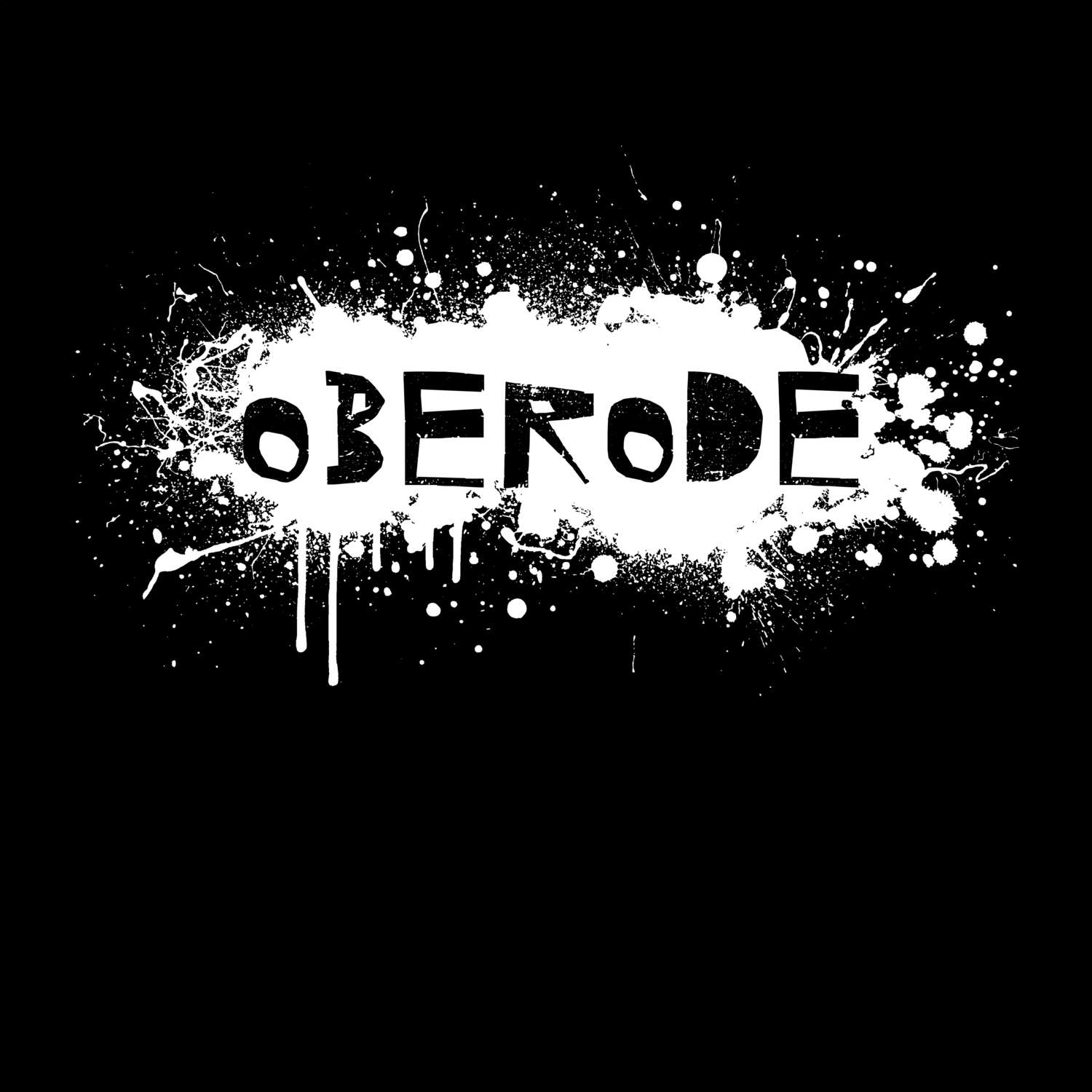 Oberode T-Shirt »Paint Splash Punk«