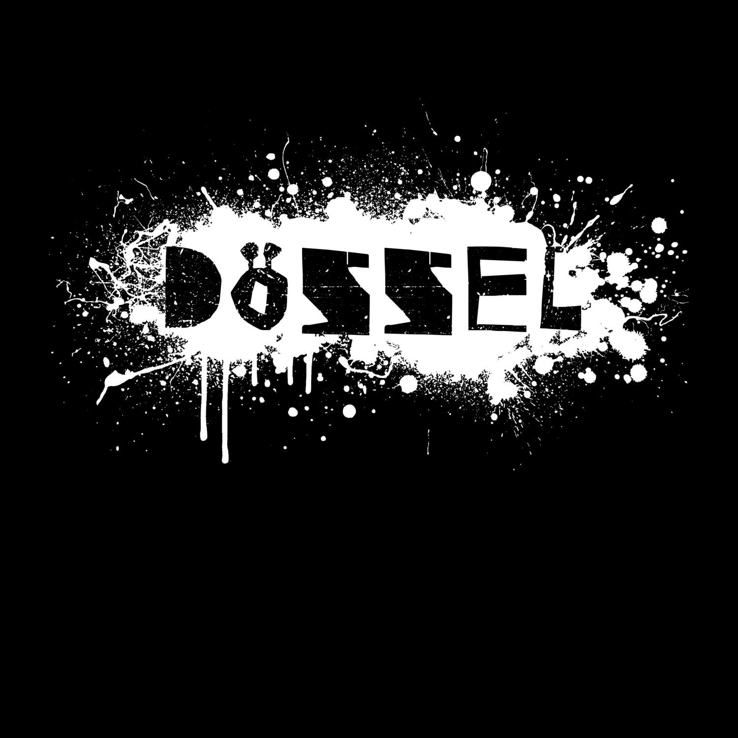 T-Shirt »Paint Splash Punk« für den Ort »Dössel«