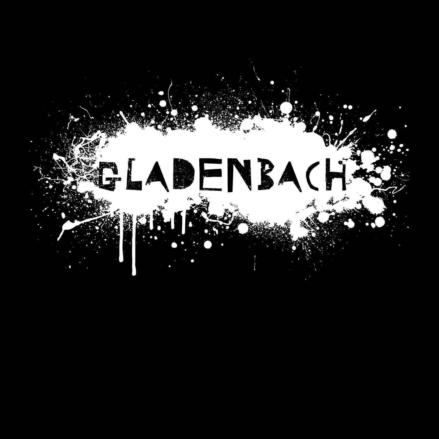 T-Shirt »Paint Splash Punk« für den Ort »Gladenbach«