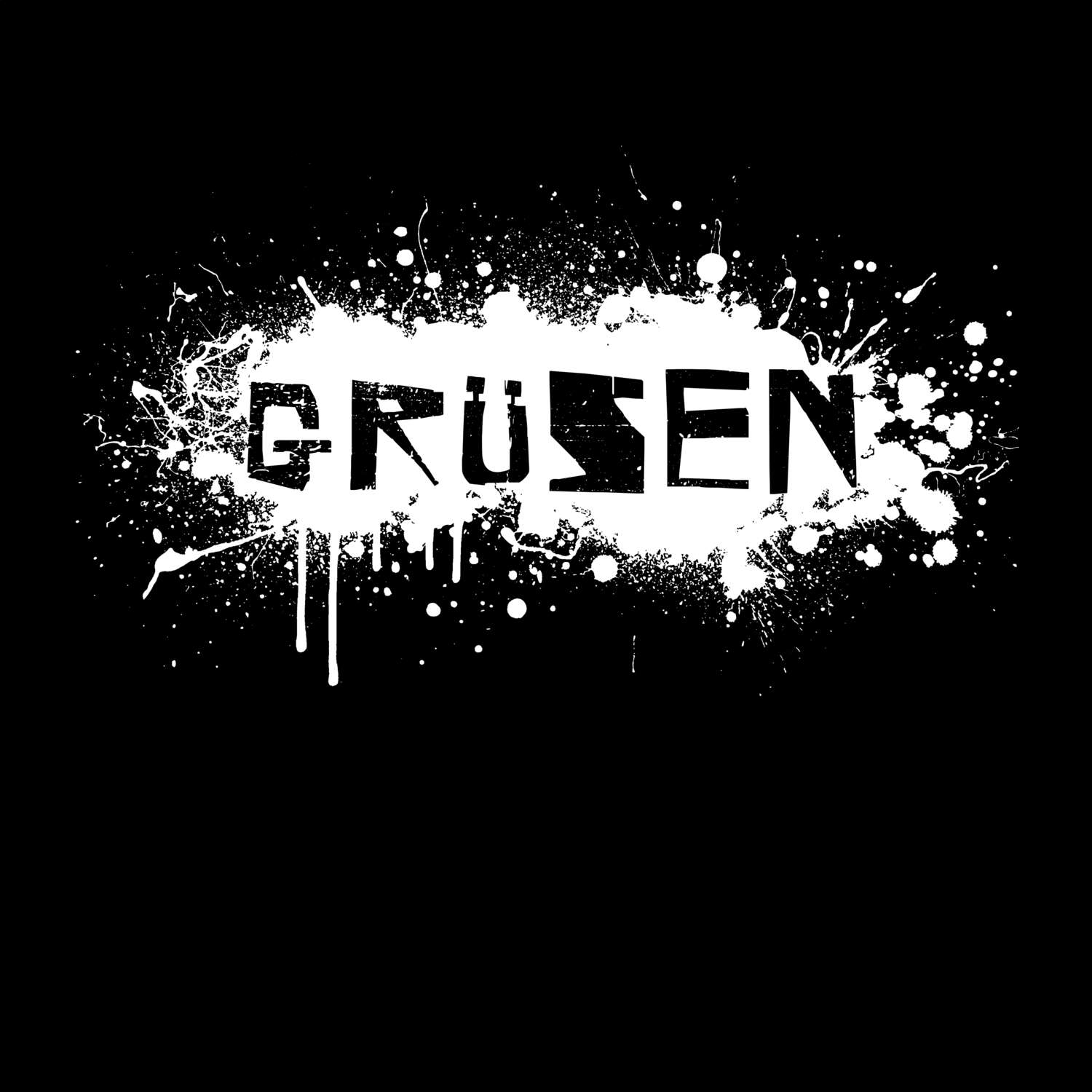 Grüsen T-Shirt »Paint Splash Punk«