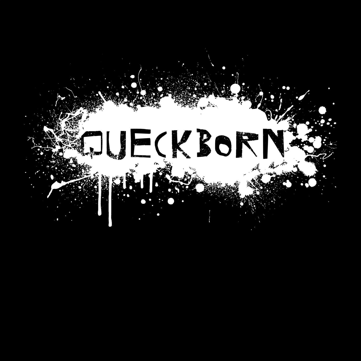 Queckborn T-Shirt »Paint Splash Punk«