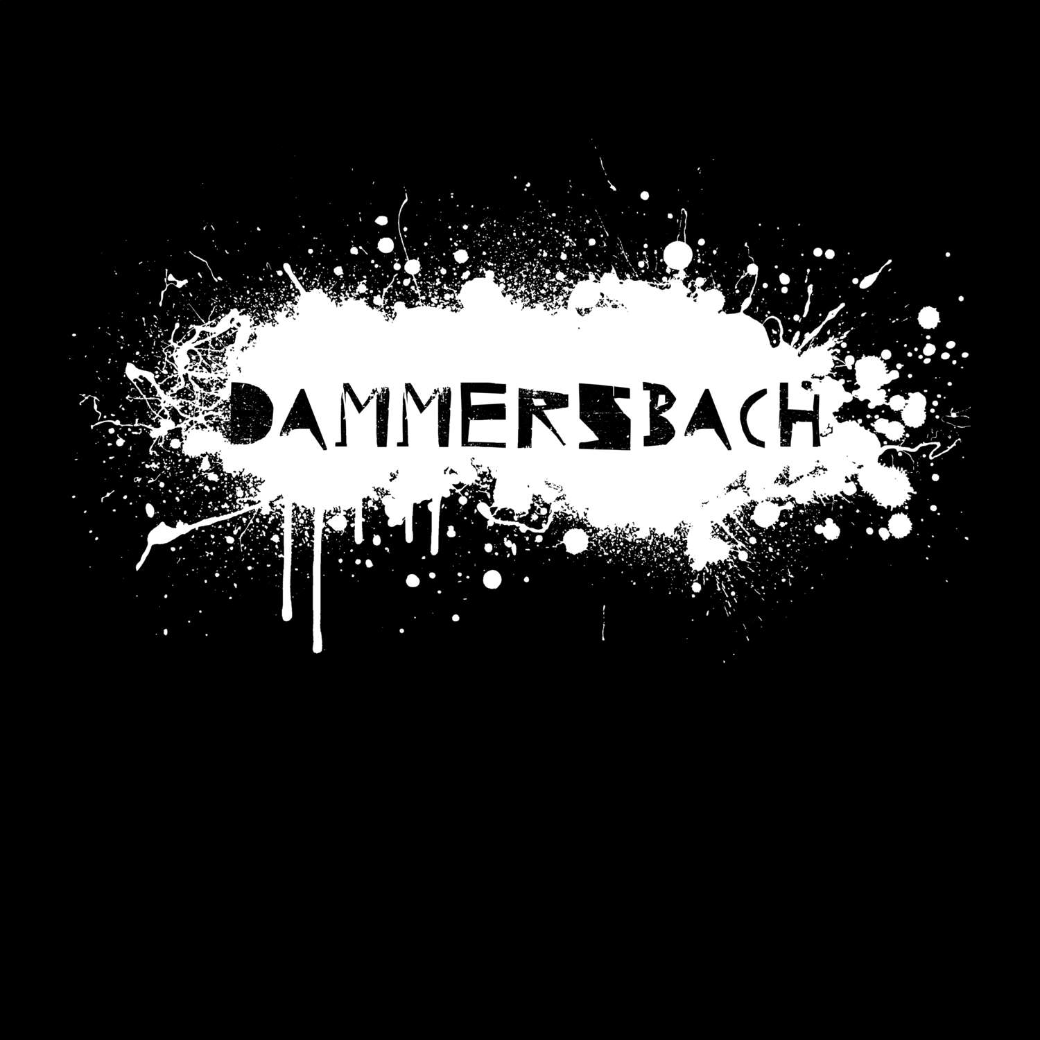 T-Shirt »Paint Splash Punk« für den Ort »Dammersbach«