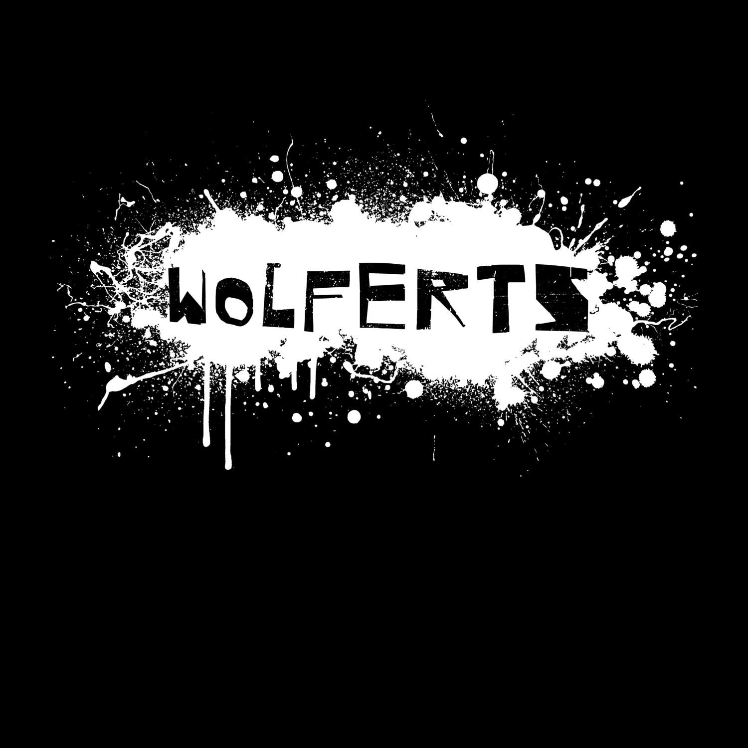 T-Shirt »Paint Splash Punk« für den Ort »Wolferts«